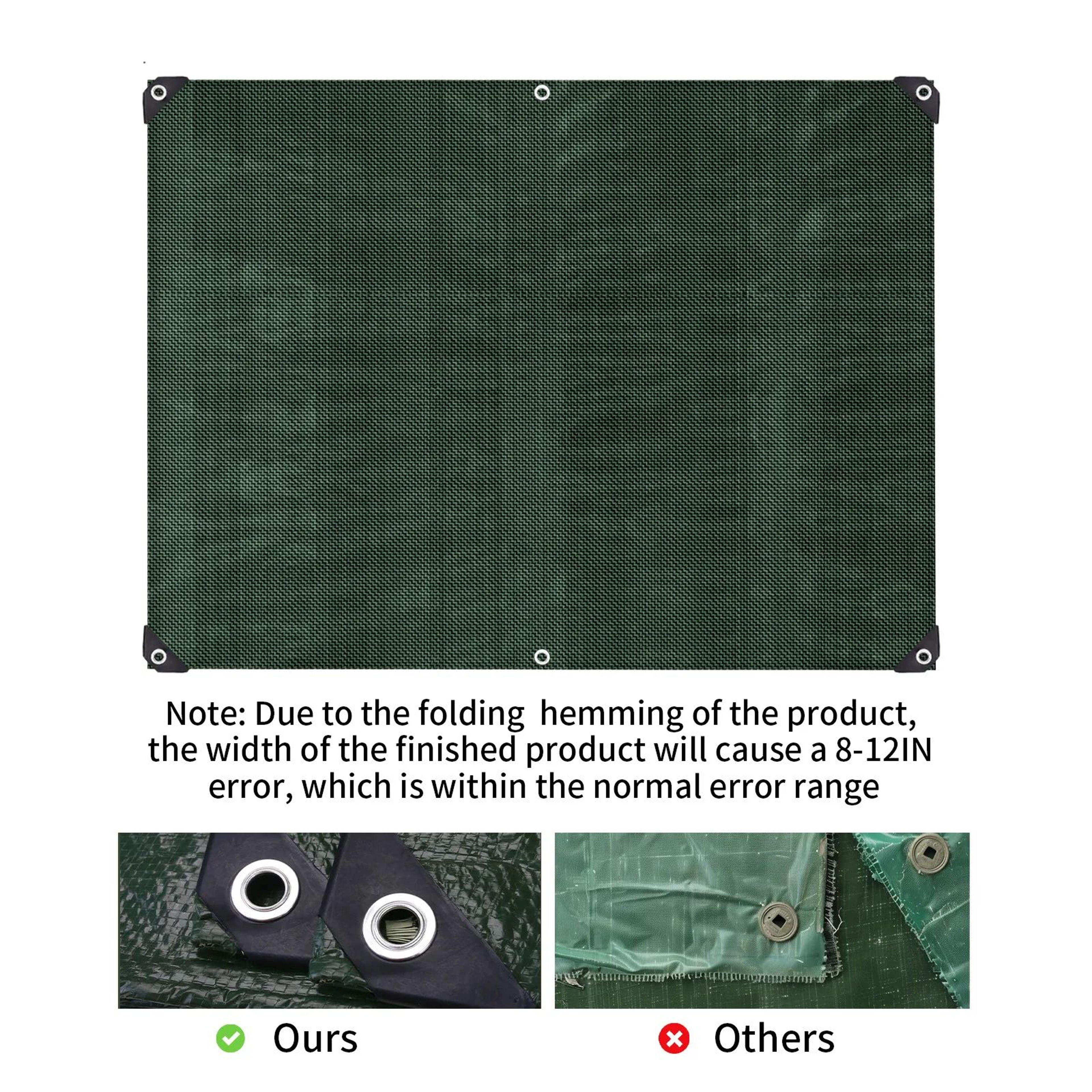 Heavy Duty Waterproof Tarp With Grommets For Outdoor Protection 3