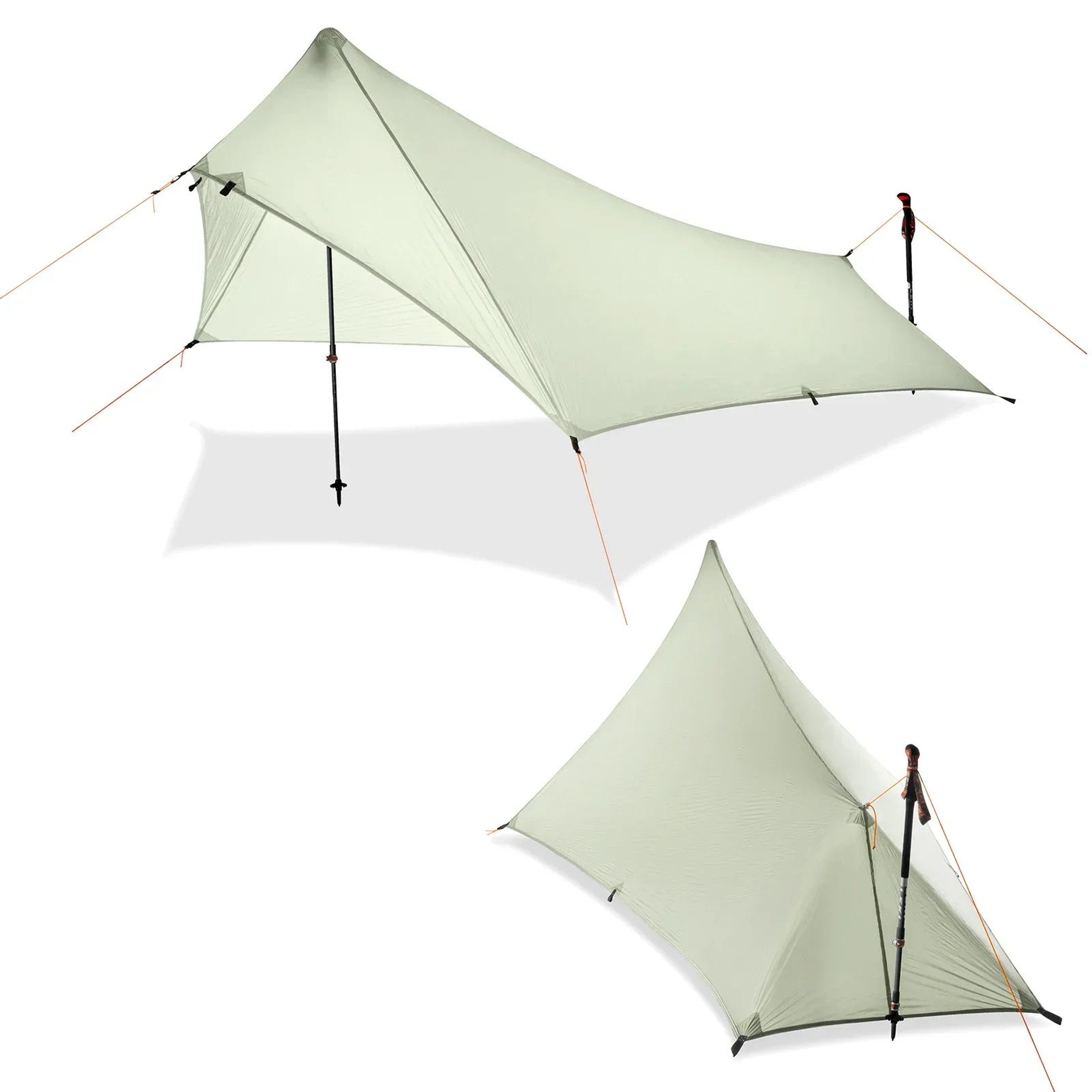 Ultralight 310g Waterproof Nylon Camping Tarp With Silicone Coating 1