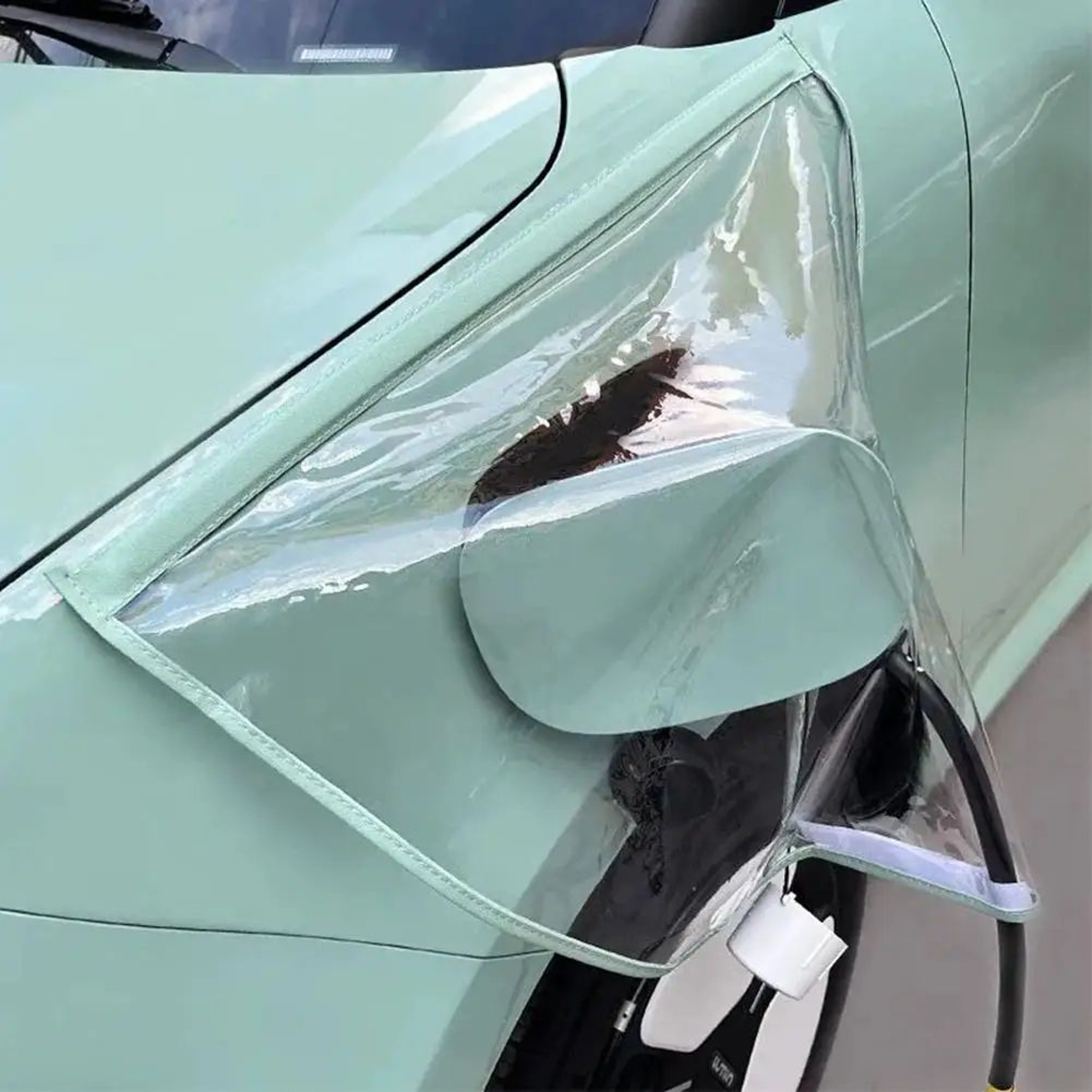 Electric Vehicle Charging Port Rain And Dust Protector Cover 15
