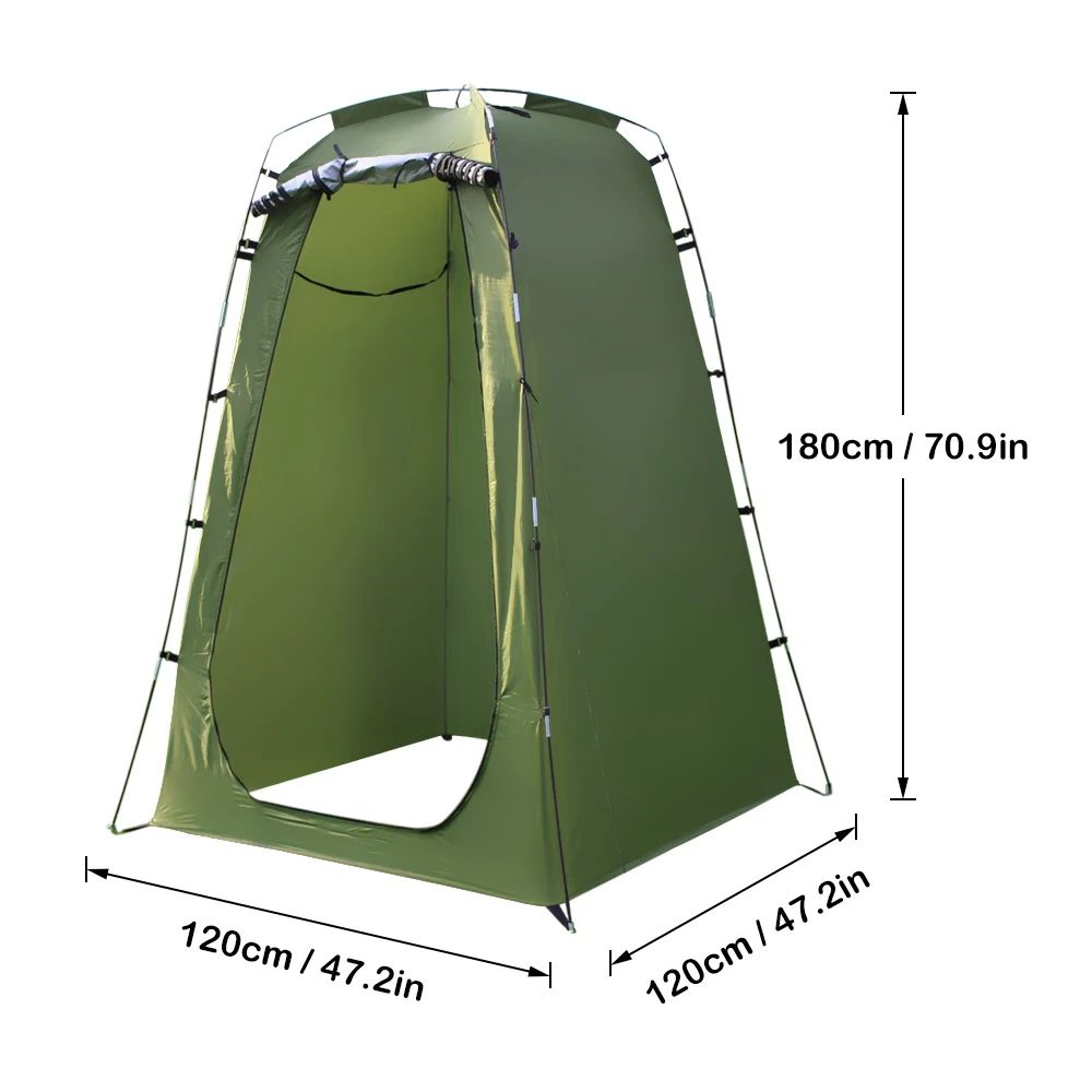6FT Camping Privacy Tent For Shower Toilet And Beach Changing 3