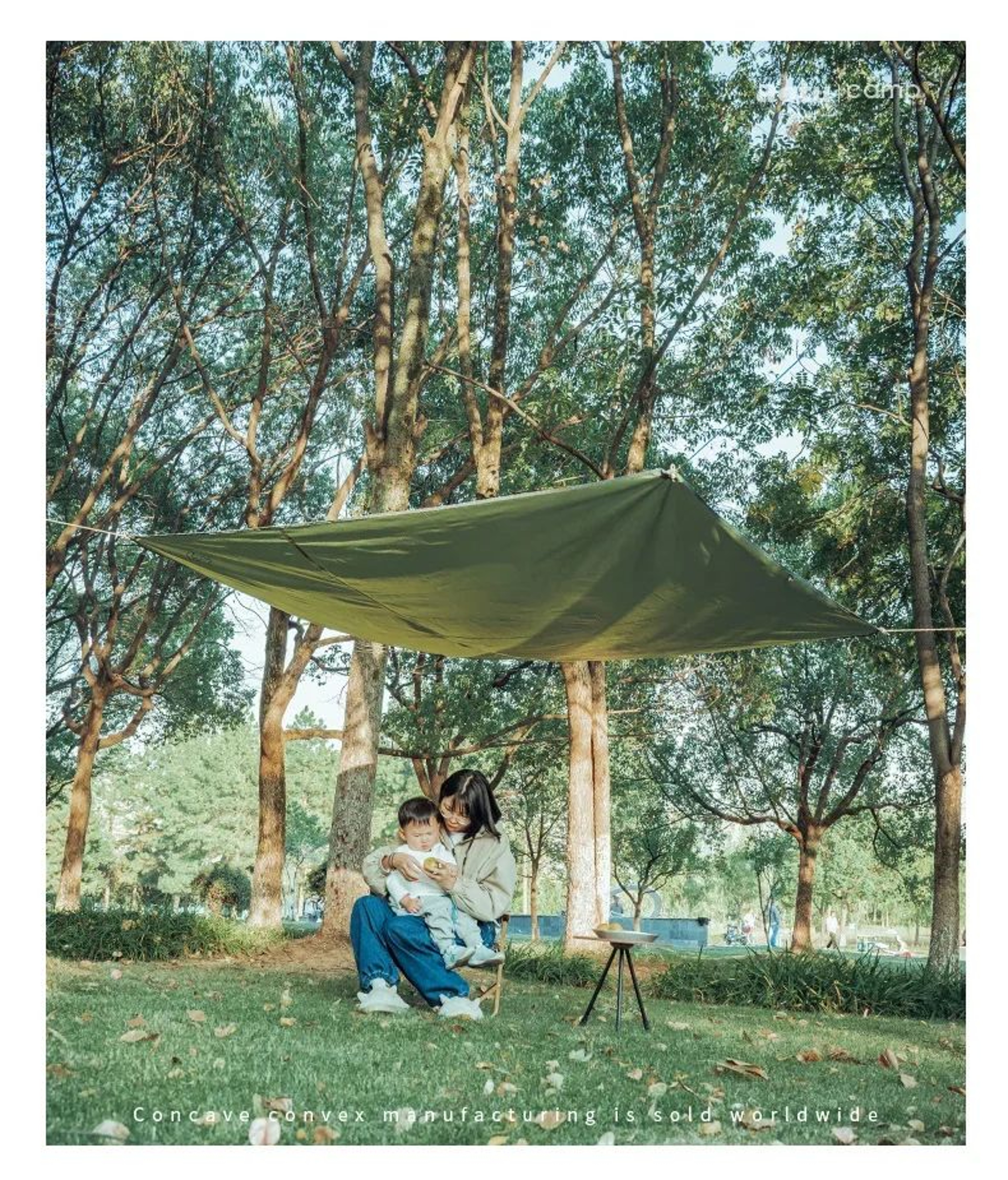 Waterproof Camping Tarp For Hammock Shelter And Picnic Ground Cover 9