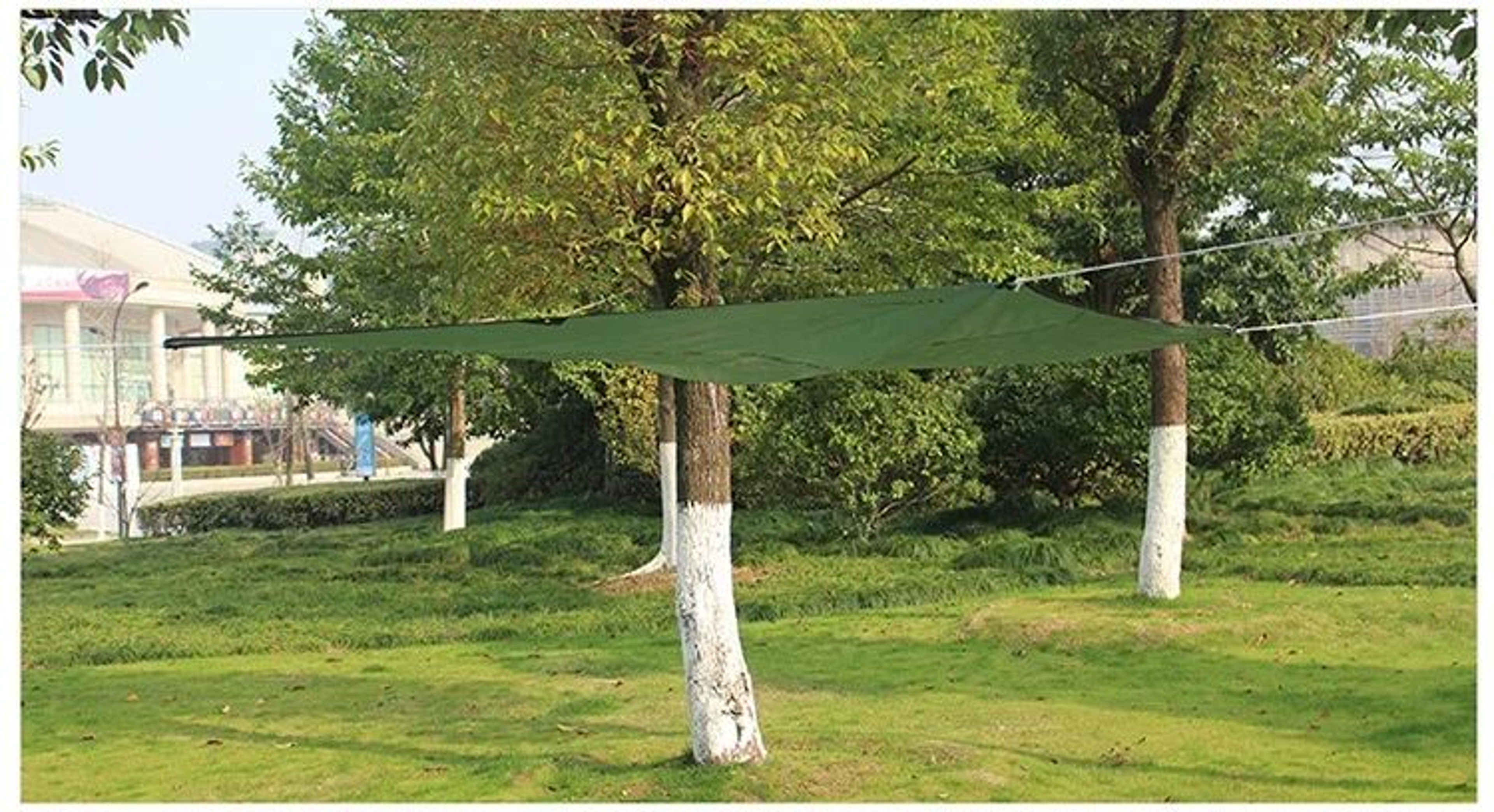 Waterproof Camping Tarp For Hammock Shelter And Picnic Ground Cover 18