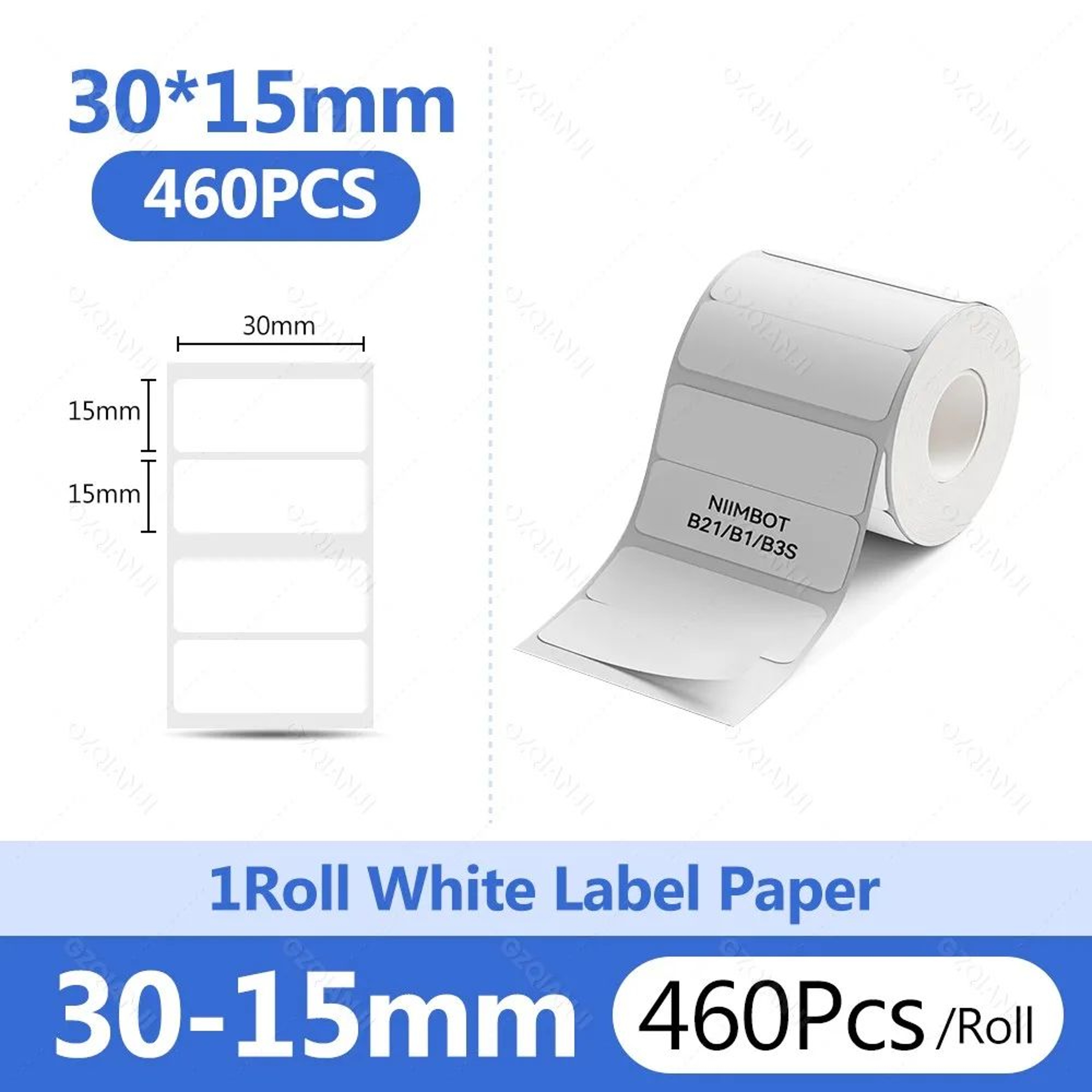 Niimbot White Thermal Label Roll For B1 And B21 Printers 7