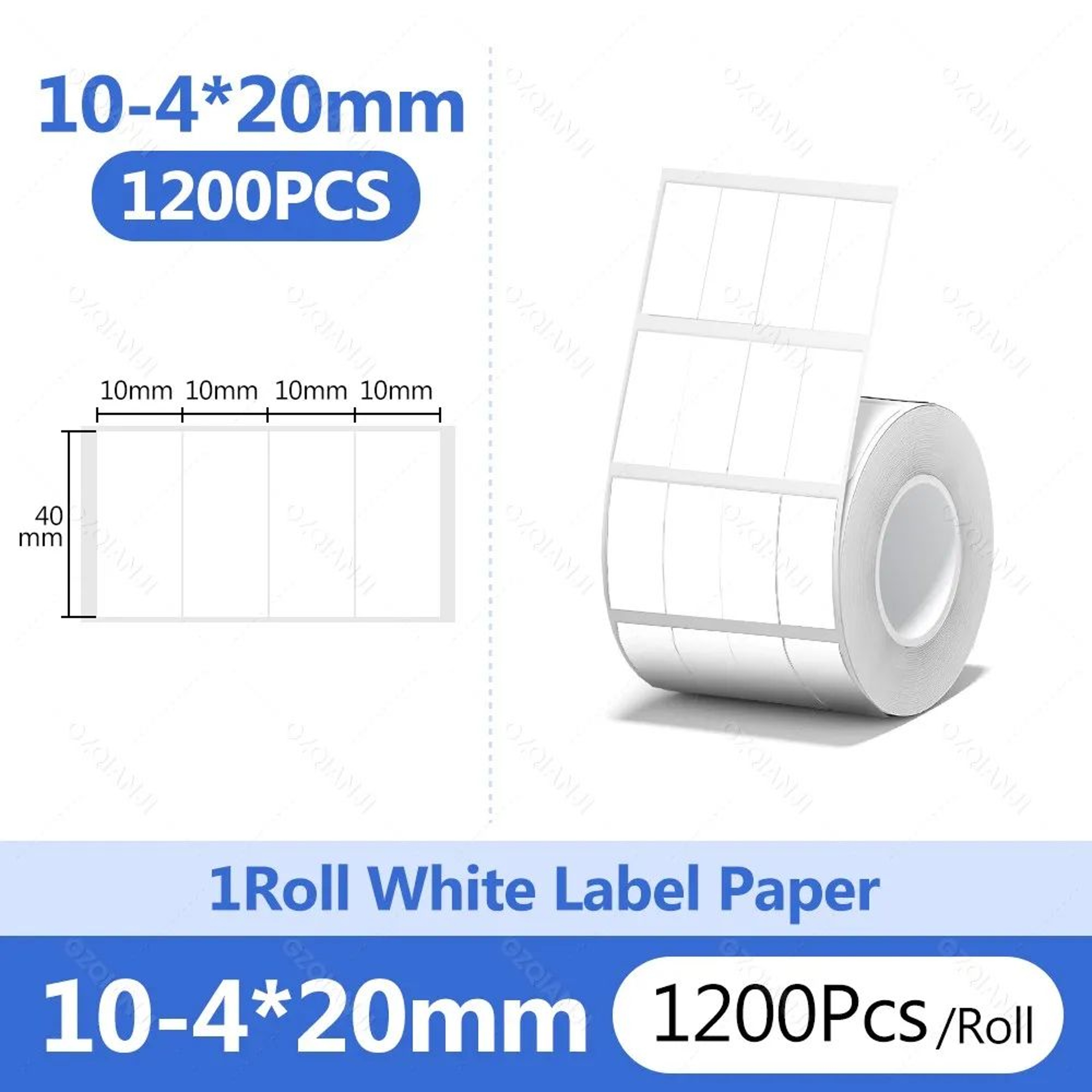 Niimbot White Thermal Label Roll For B1 And B21 Printers 11