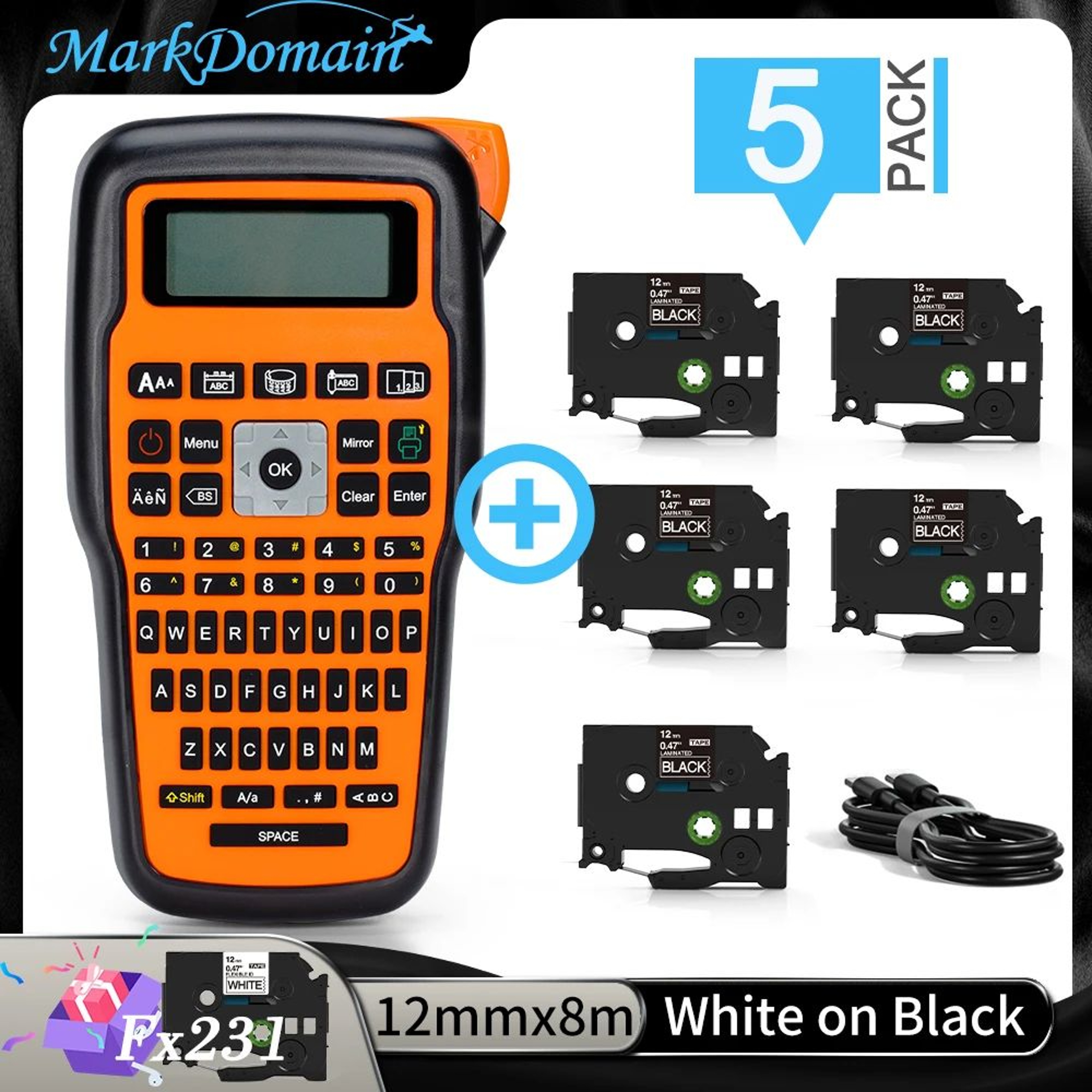 E1000 Pro Portable Handheld Label Maker For Industrial Labeling 19