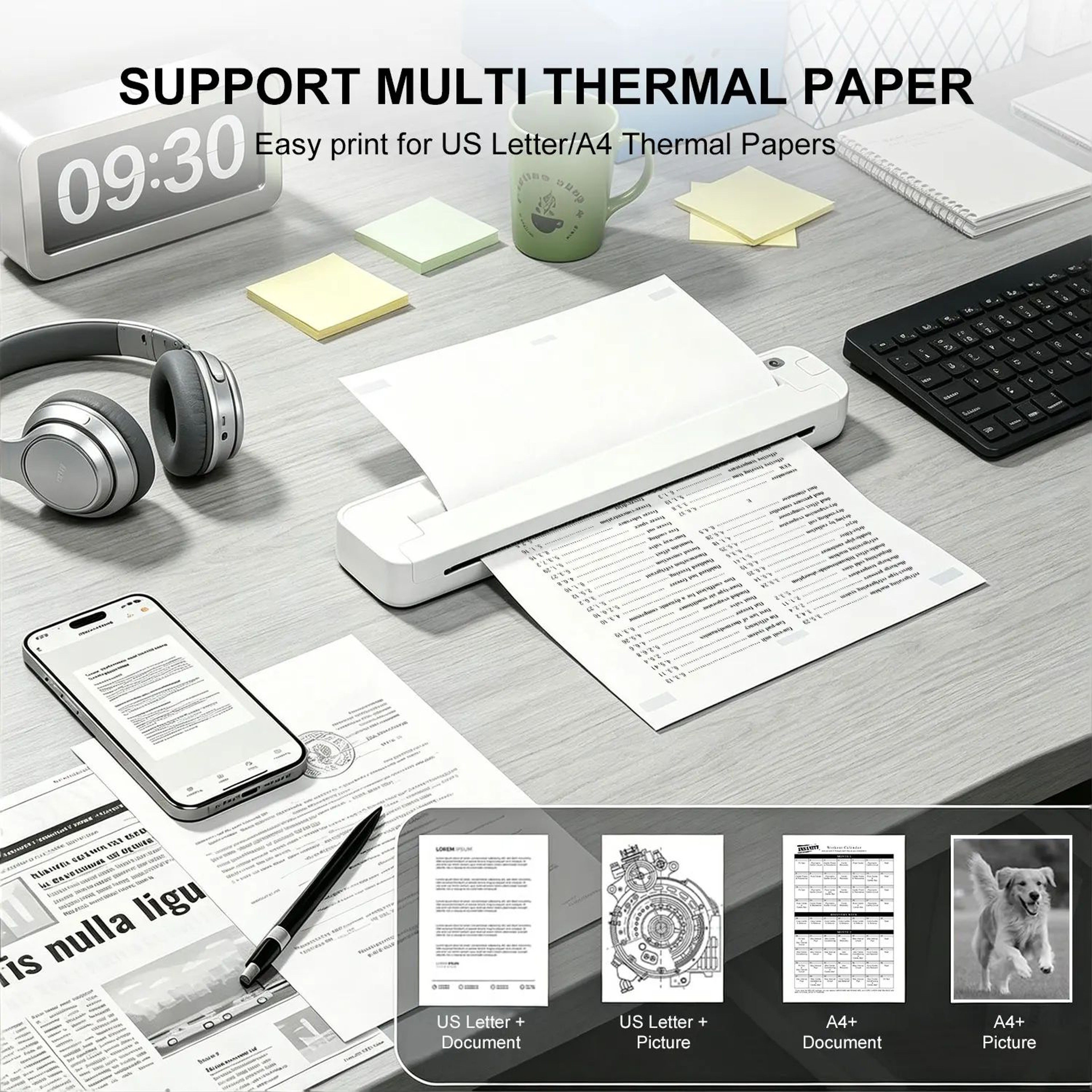 ST80 Wireless A4 Thermal Tattoo Stencil Printer 203dpi 2