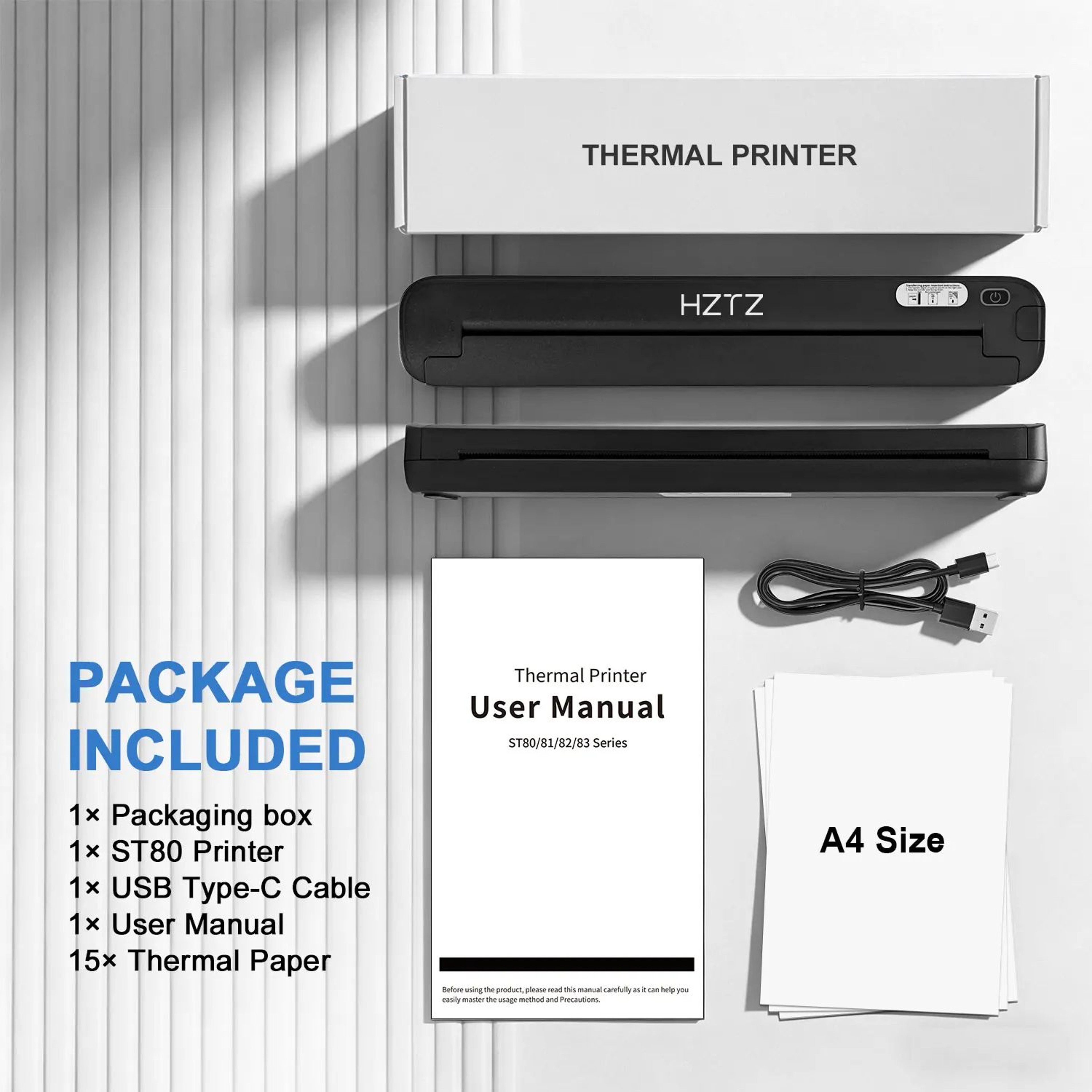 ST80 Wireless A4 Thermal Tattoo Stencil Printer 203dpi 9