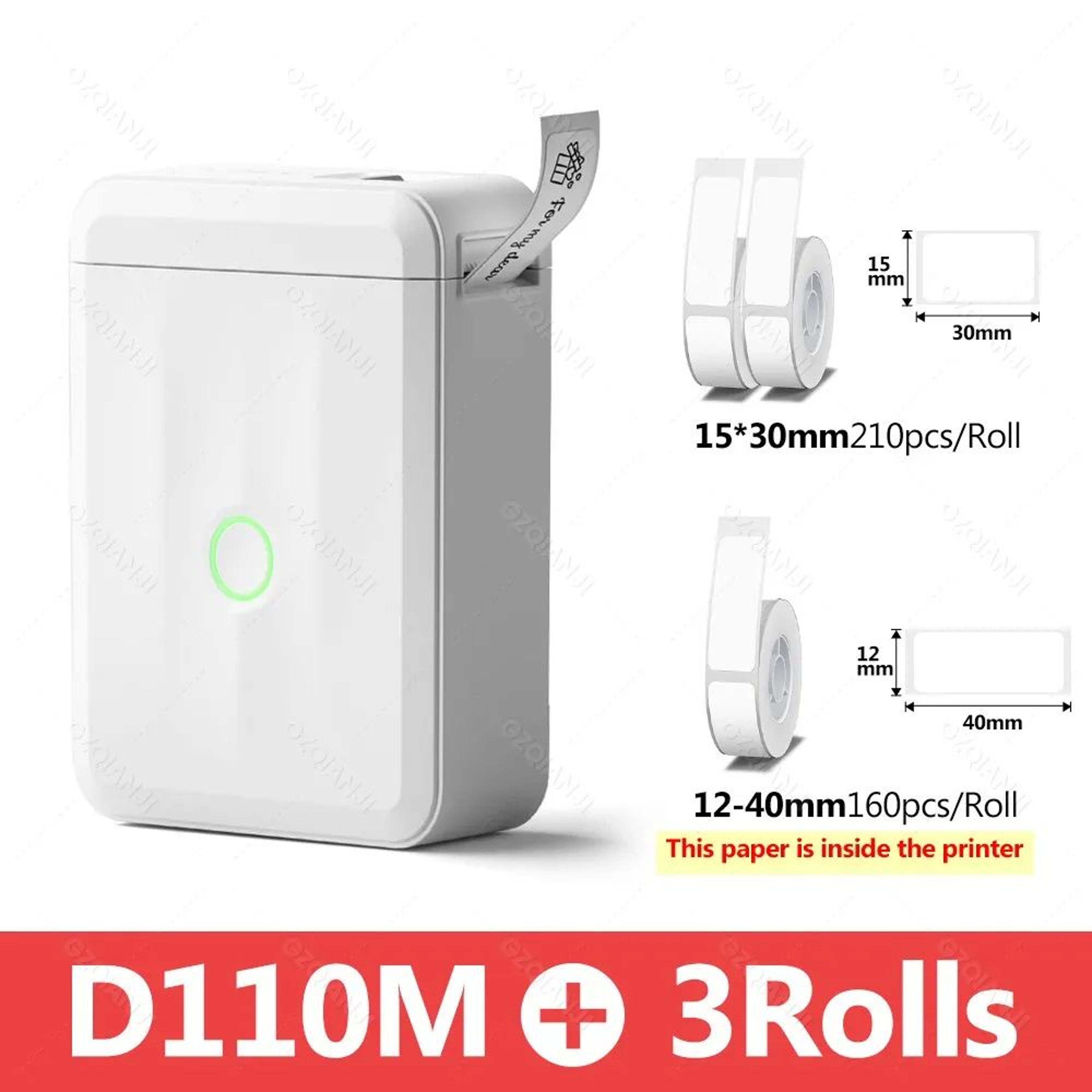 Niimbot D110 Portable Thermal Label Maker For Home And Office 15
