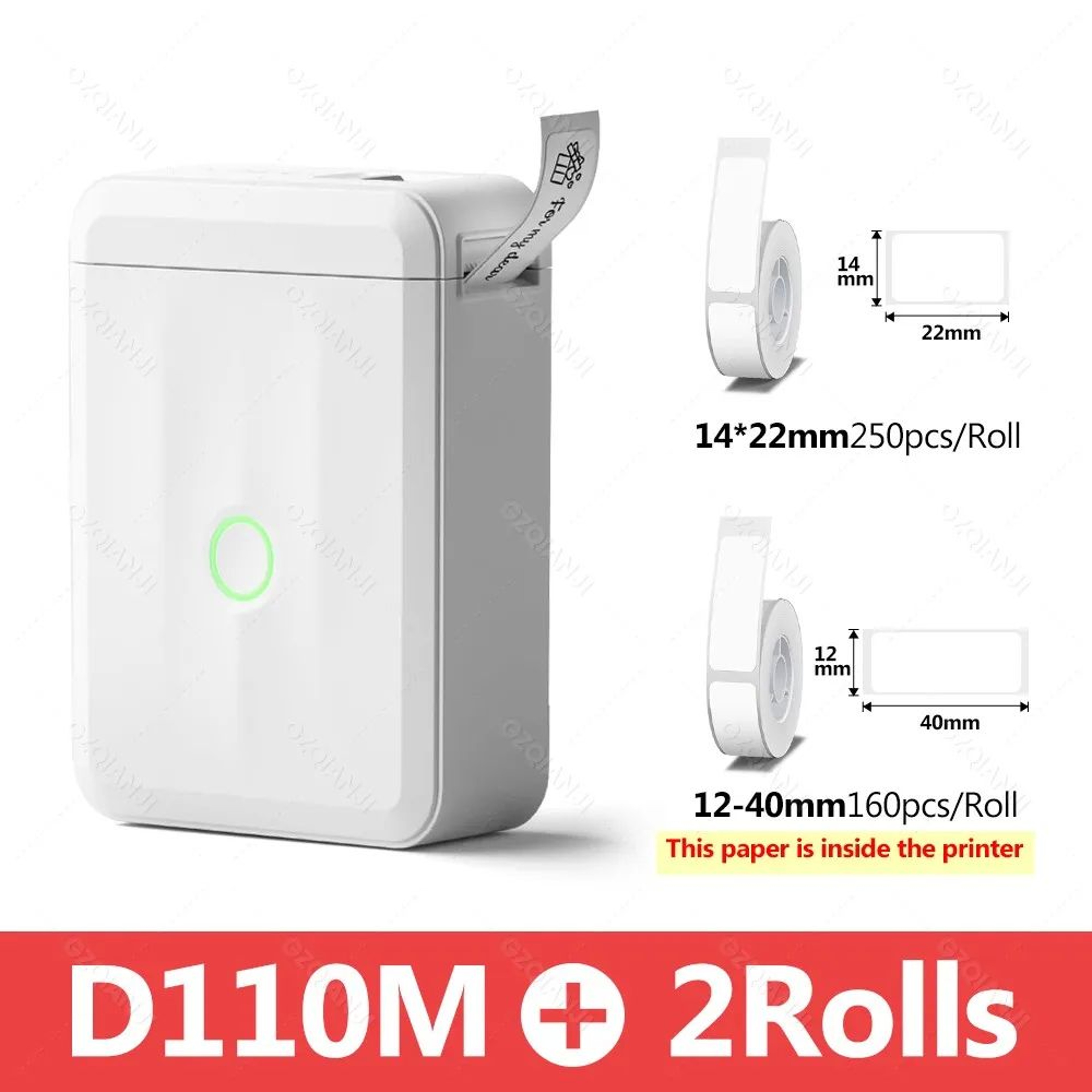 Niimbot D110 Portable Thermal Label Maker For Home And Office 11