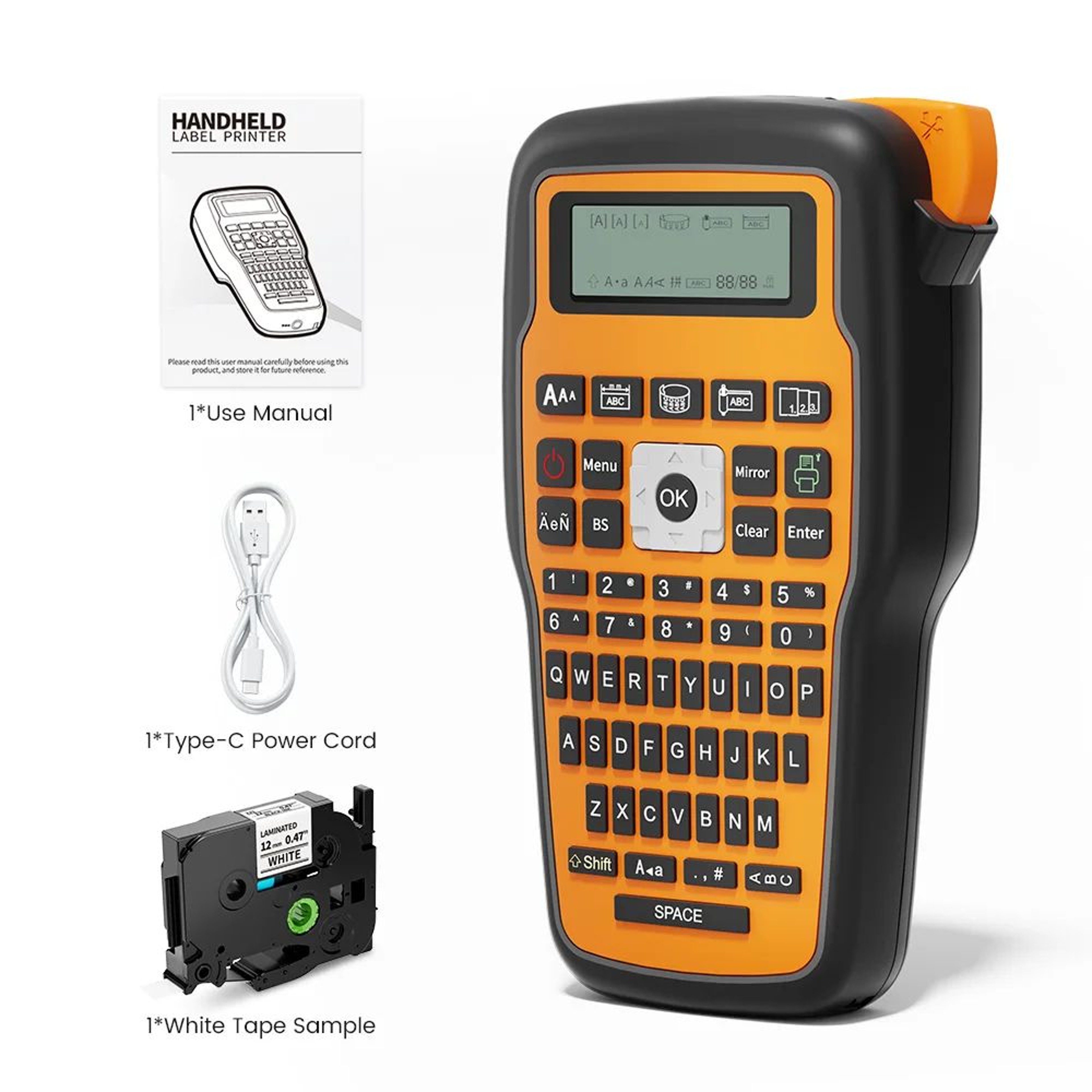 E1000PRO Handheld Label Printer 203DPI For Tape And Cable Labels 16