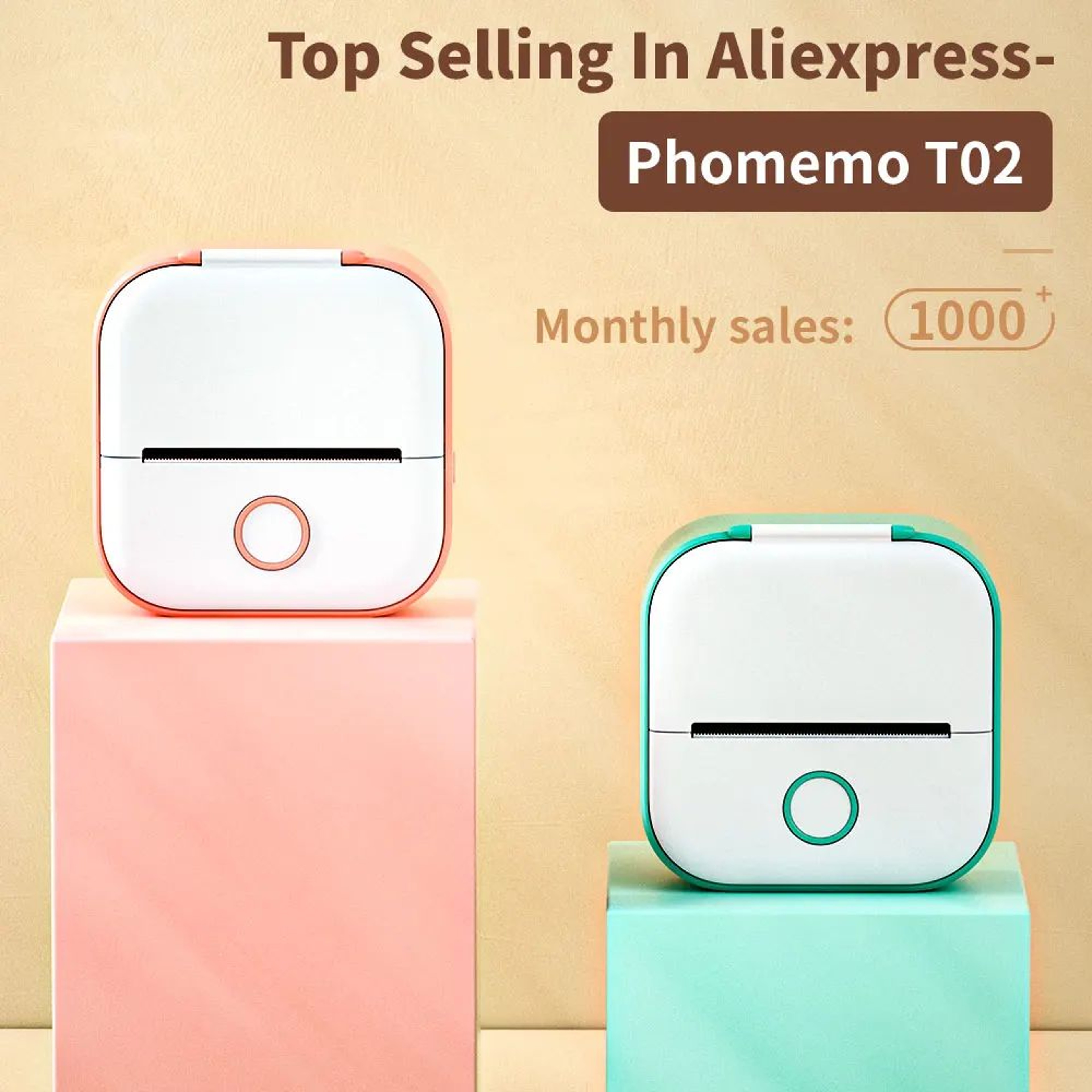 Phomemo T02 Mini Wireless Inkless Pocket Sticker Printer 6