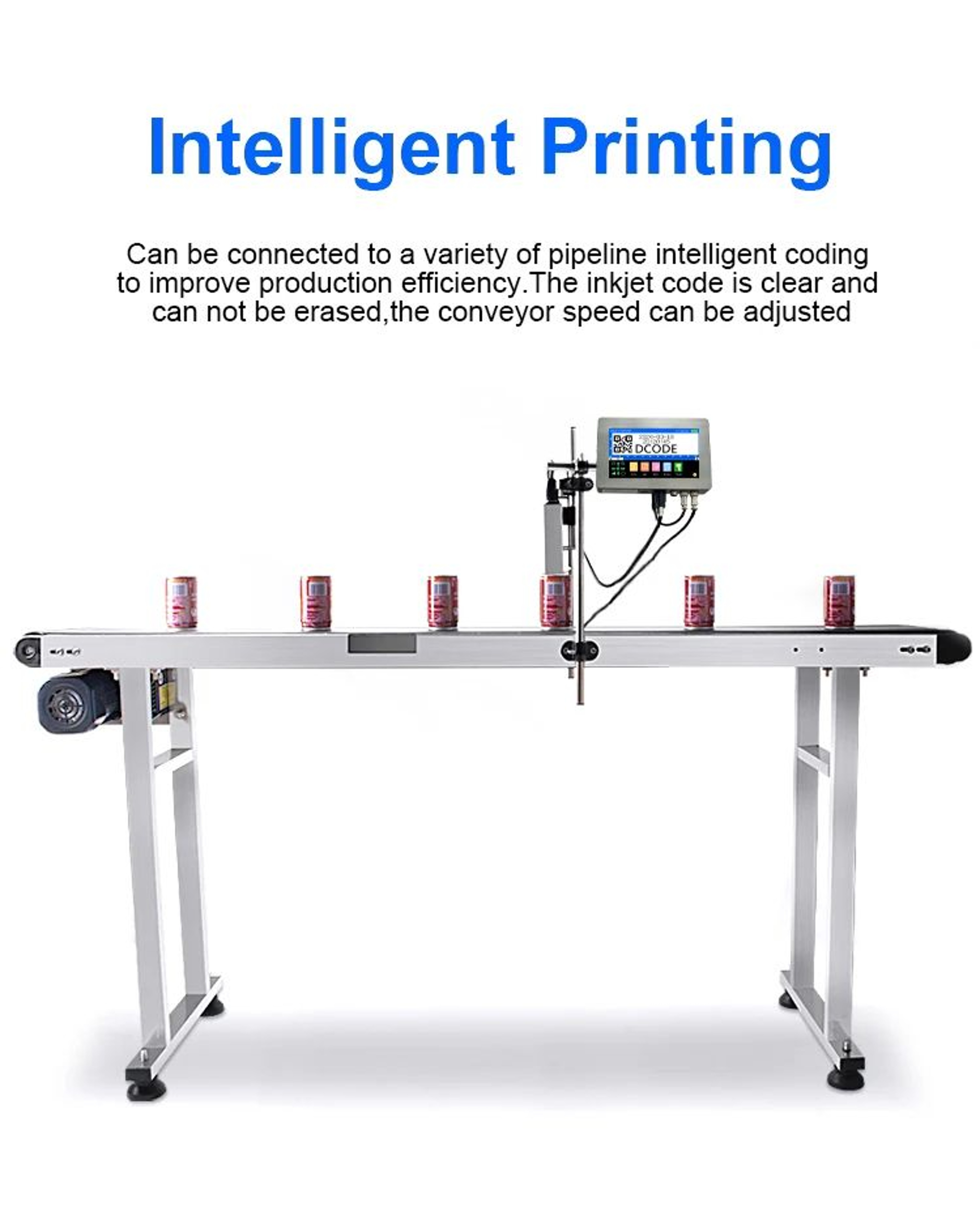 DCODE 170PLUS Industrial Inline Inkjet Printer For Codes And Logos 7