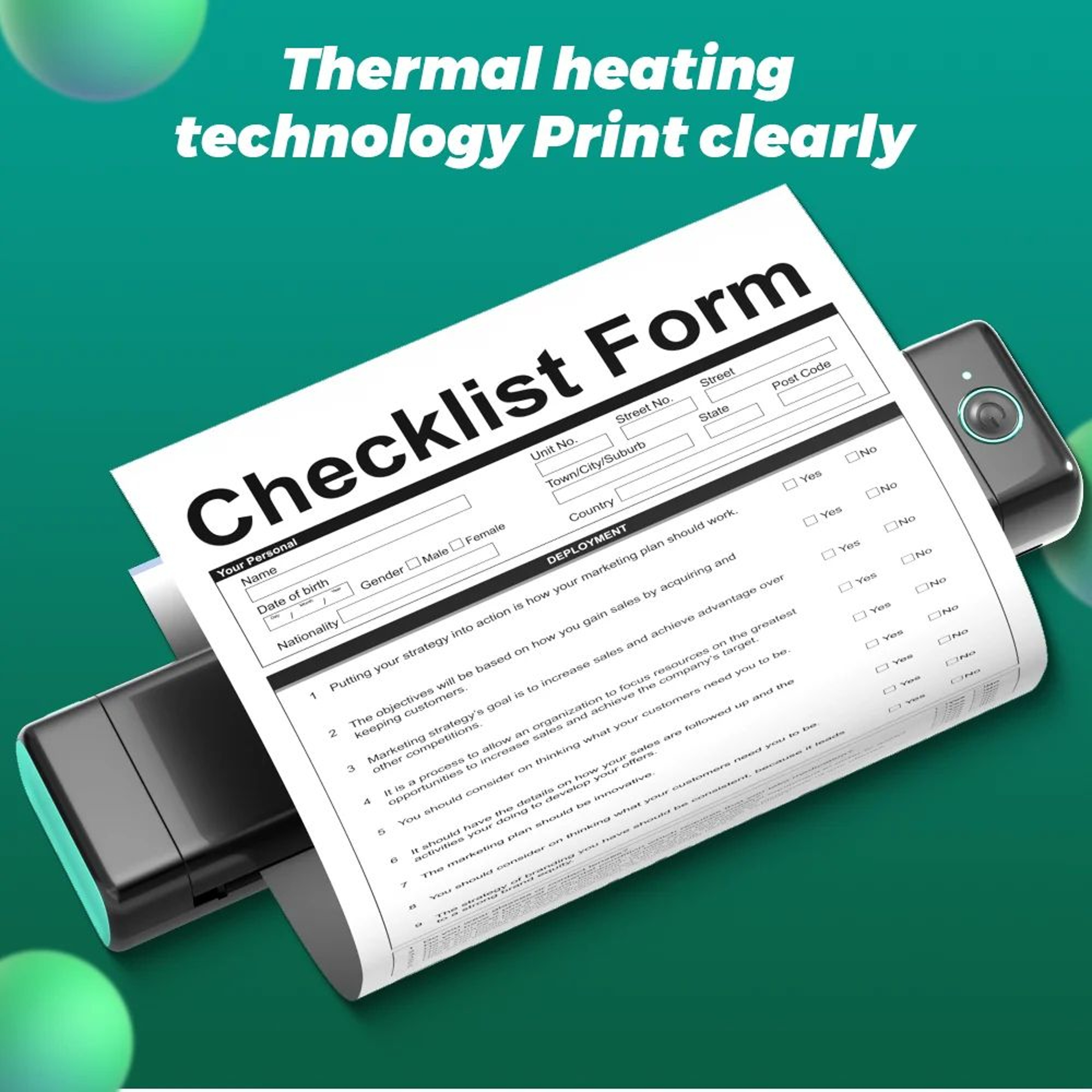 Phomemo A4 Thermal Printer Paper 100 Sheets For M08F And M832 3