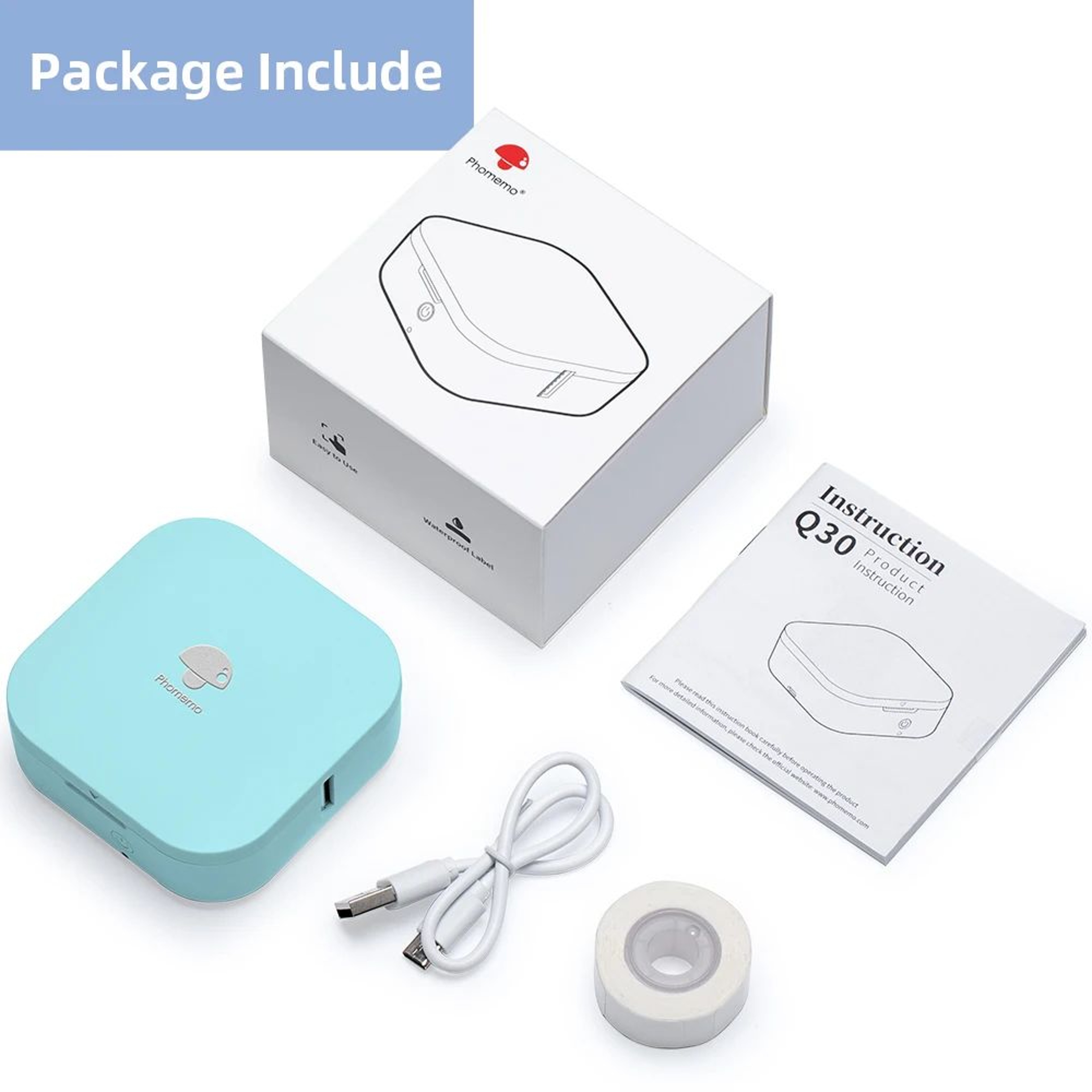 Phomemo Q30 Mini Wireless Thermal Label Maker For Home And Office 9