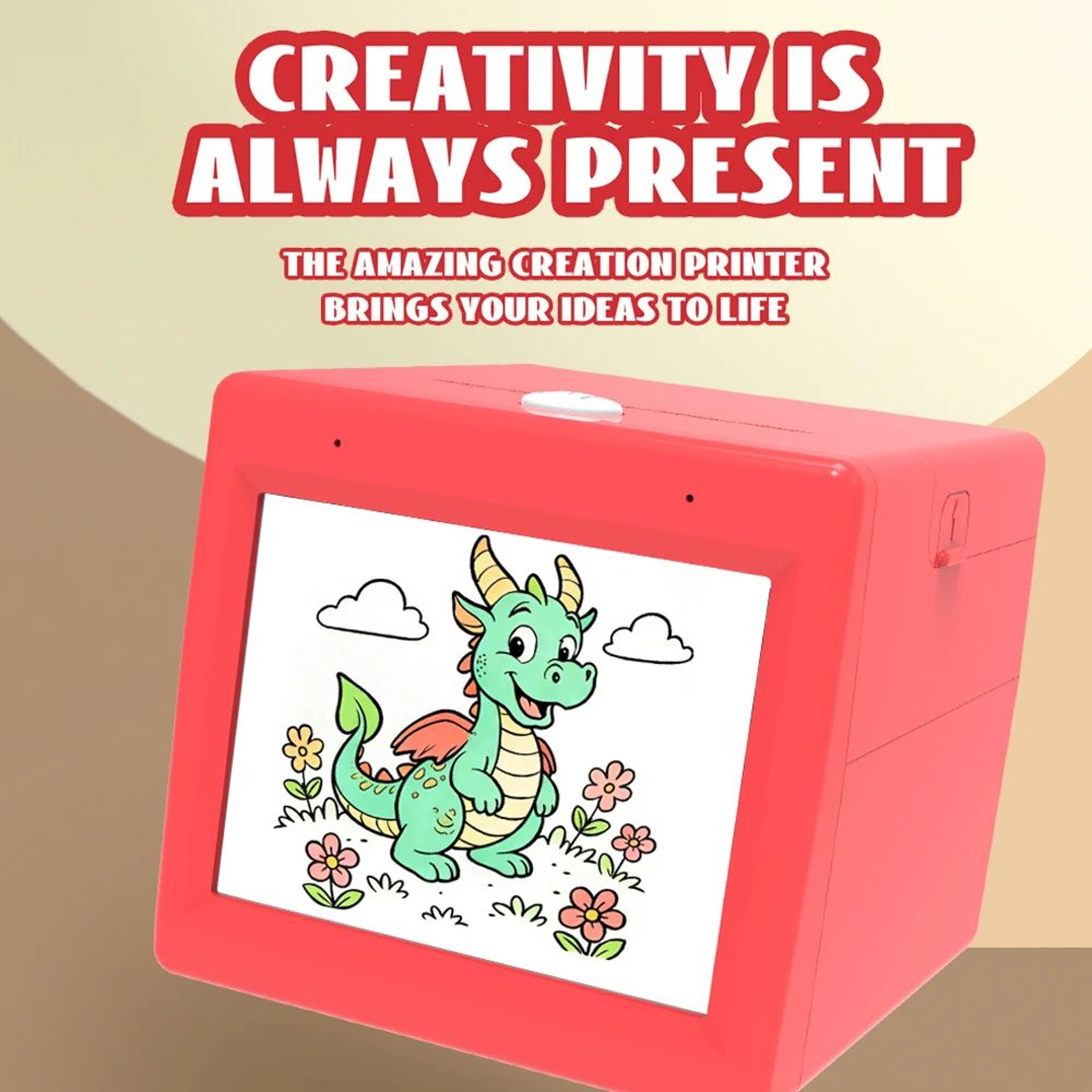 AI Magic Box Voice Control Thermal Printer For Kids Drawing Fun 3