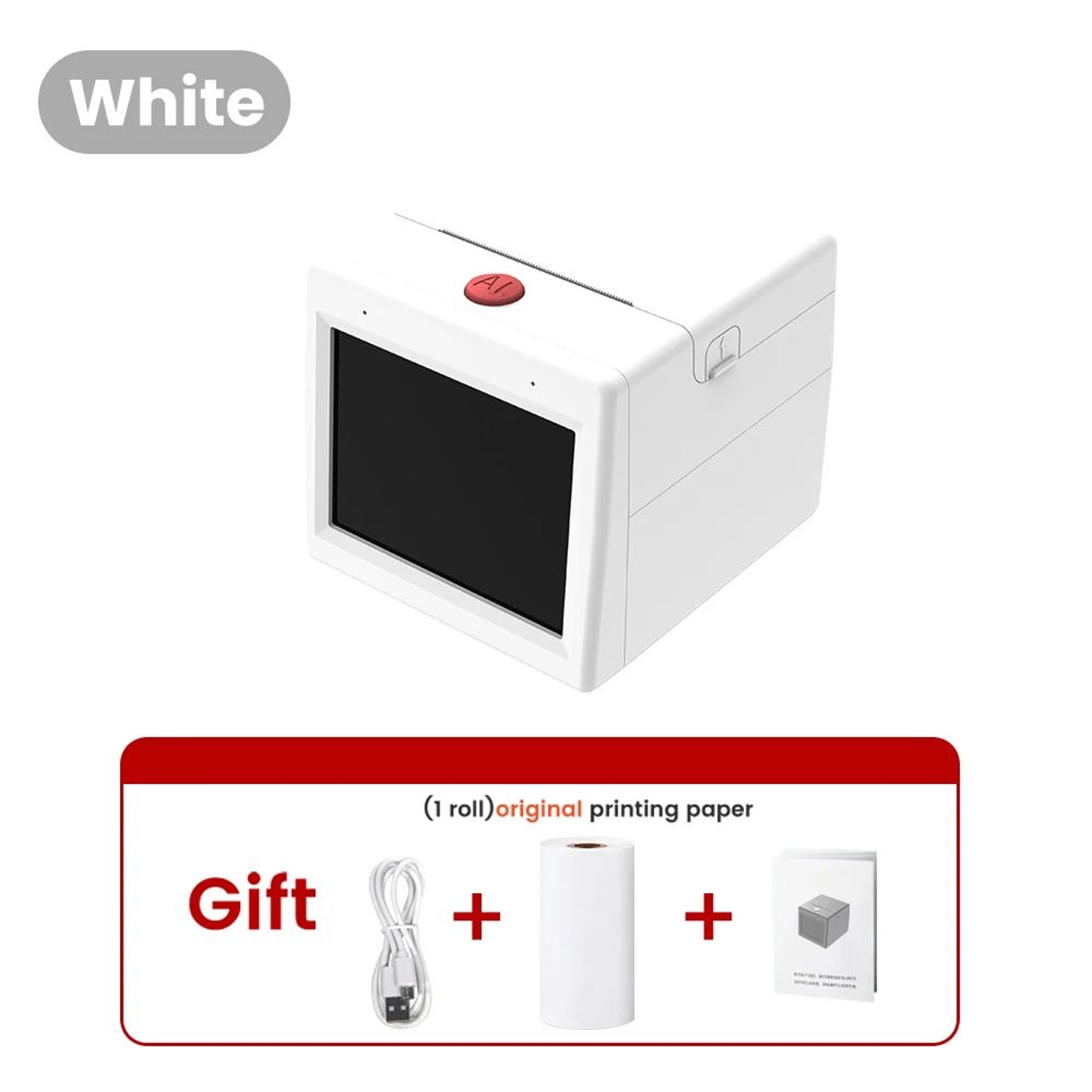AI Magic Box Voice Control Thermal Printer For Kids Drawing Fun 15
