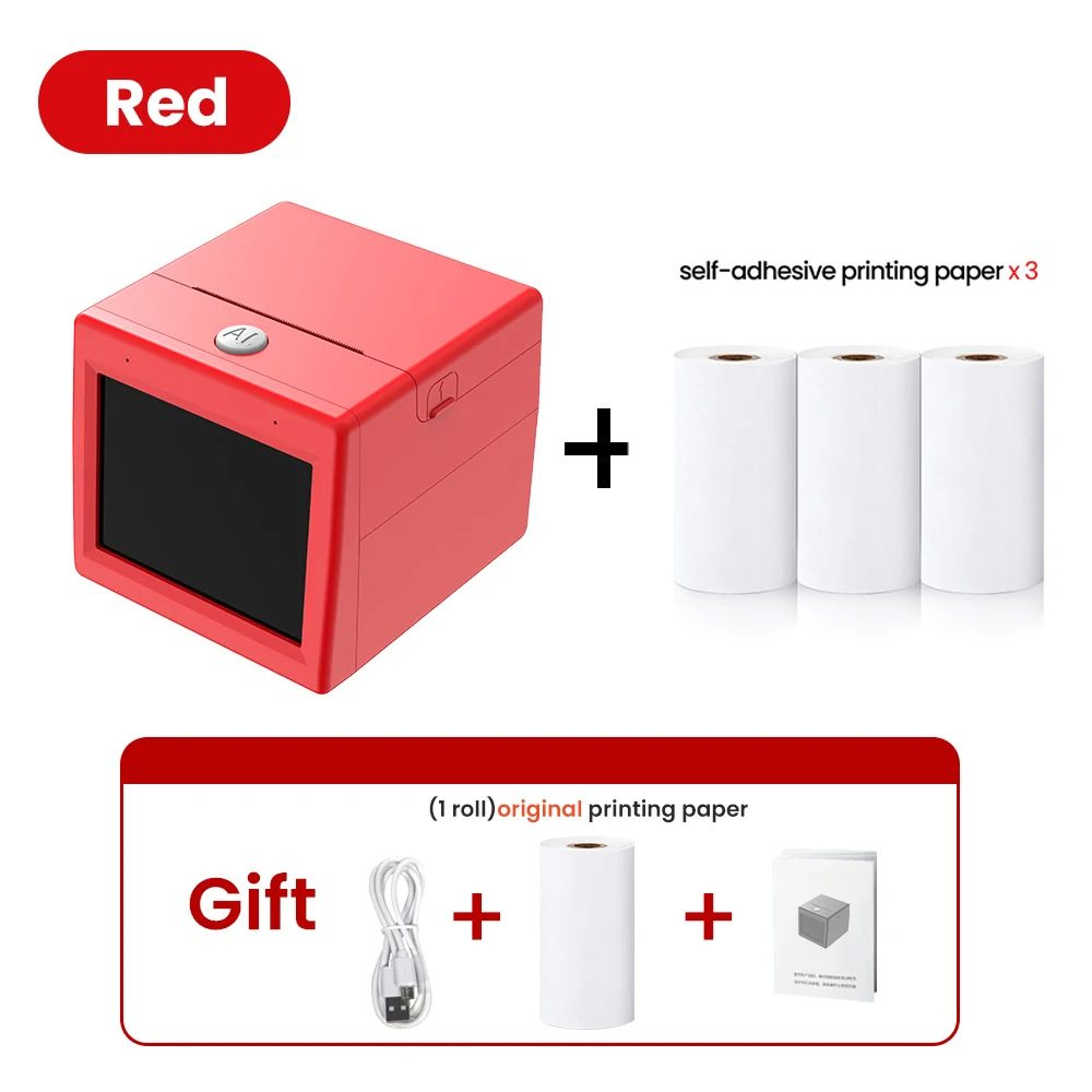 AI Magic Box Voice Control Thermal Printer For Kids Drawing Fun 9