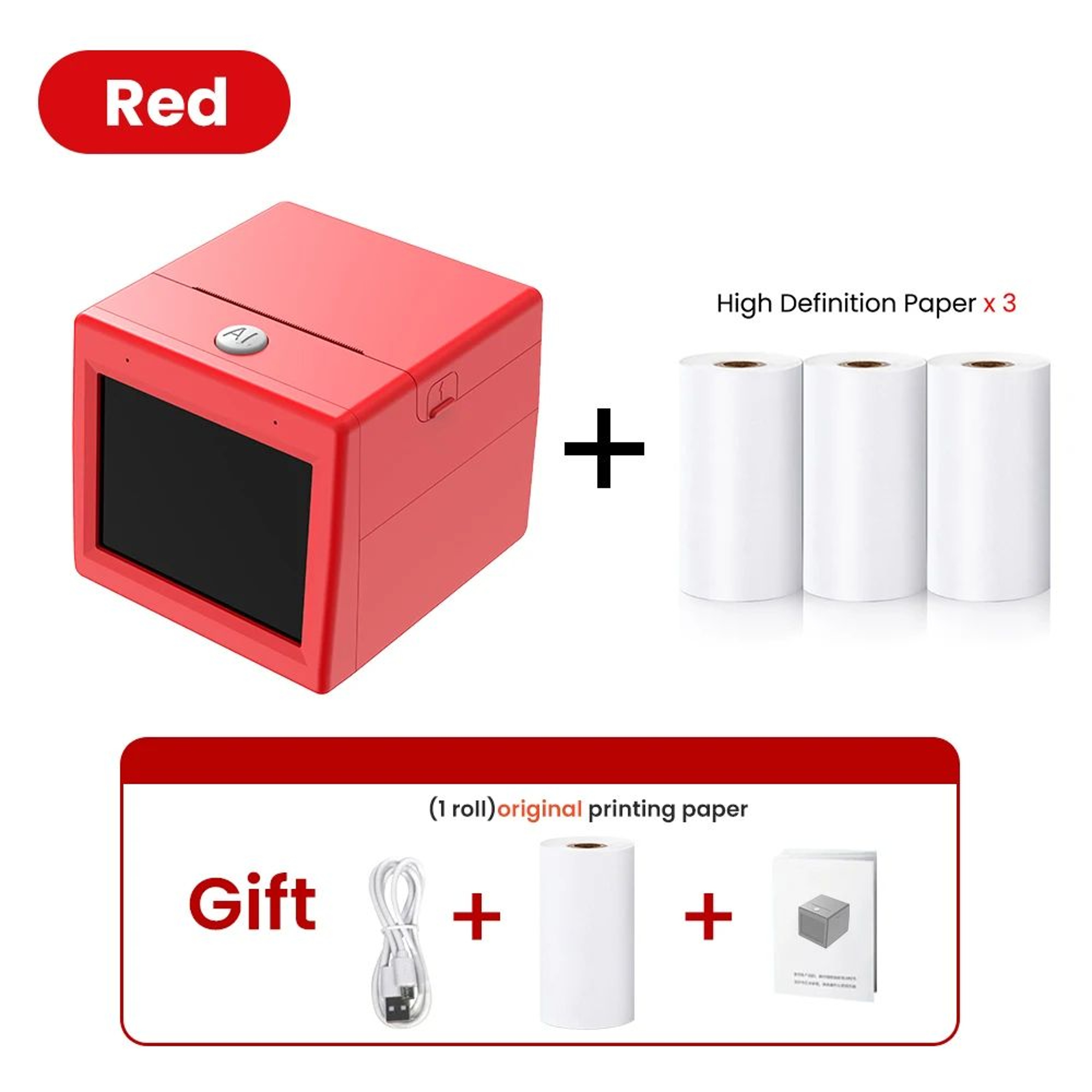 AI Magic Box Voice Control Thermal Printer For Kids Drawing Fun 12