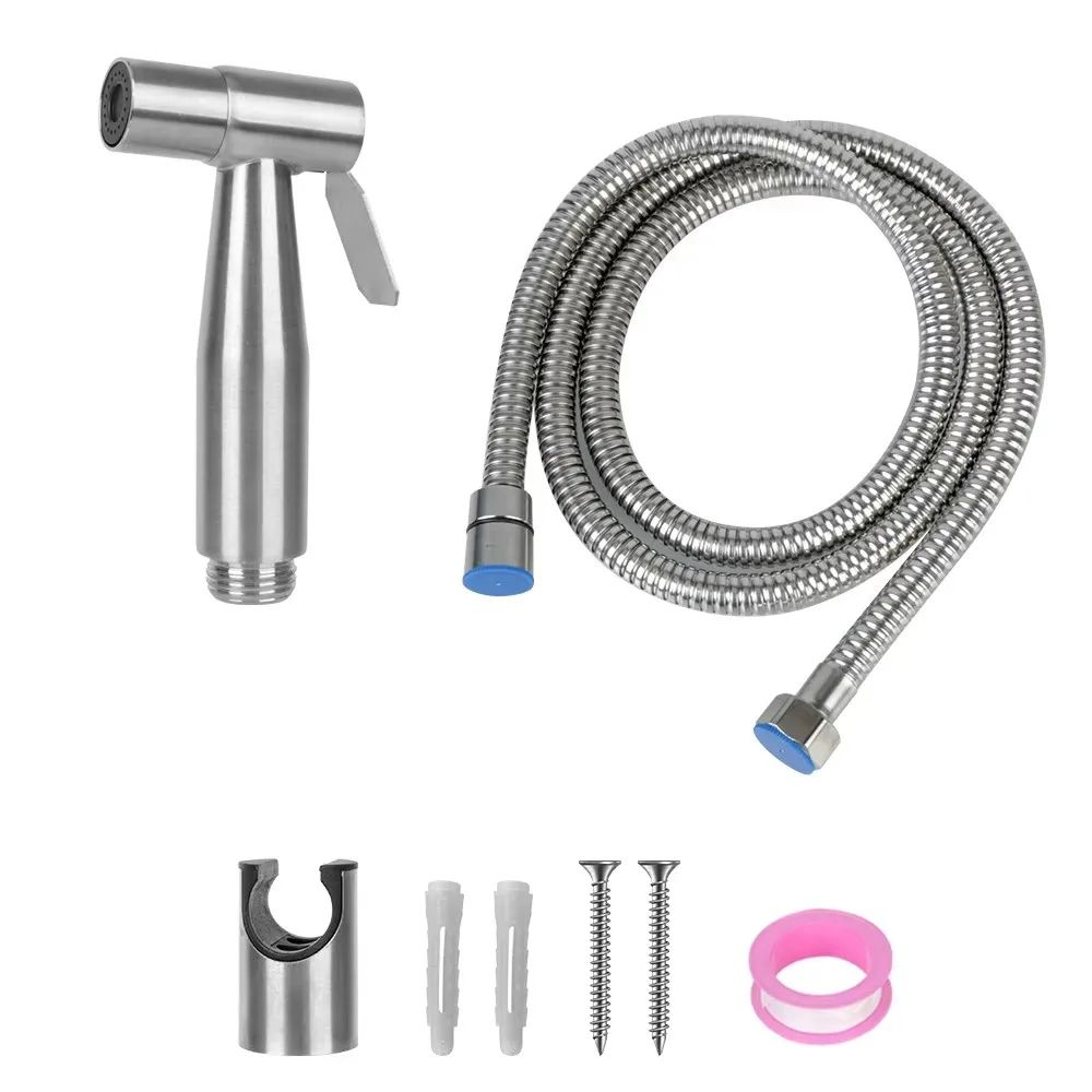 Black Stainless Steel Handheld Toilet Bidet Sprayer Set With Hose 13