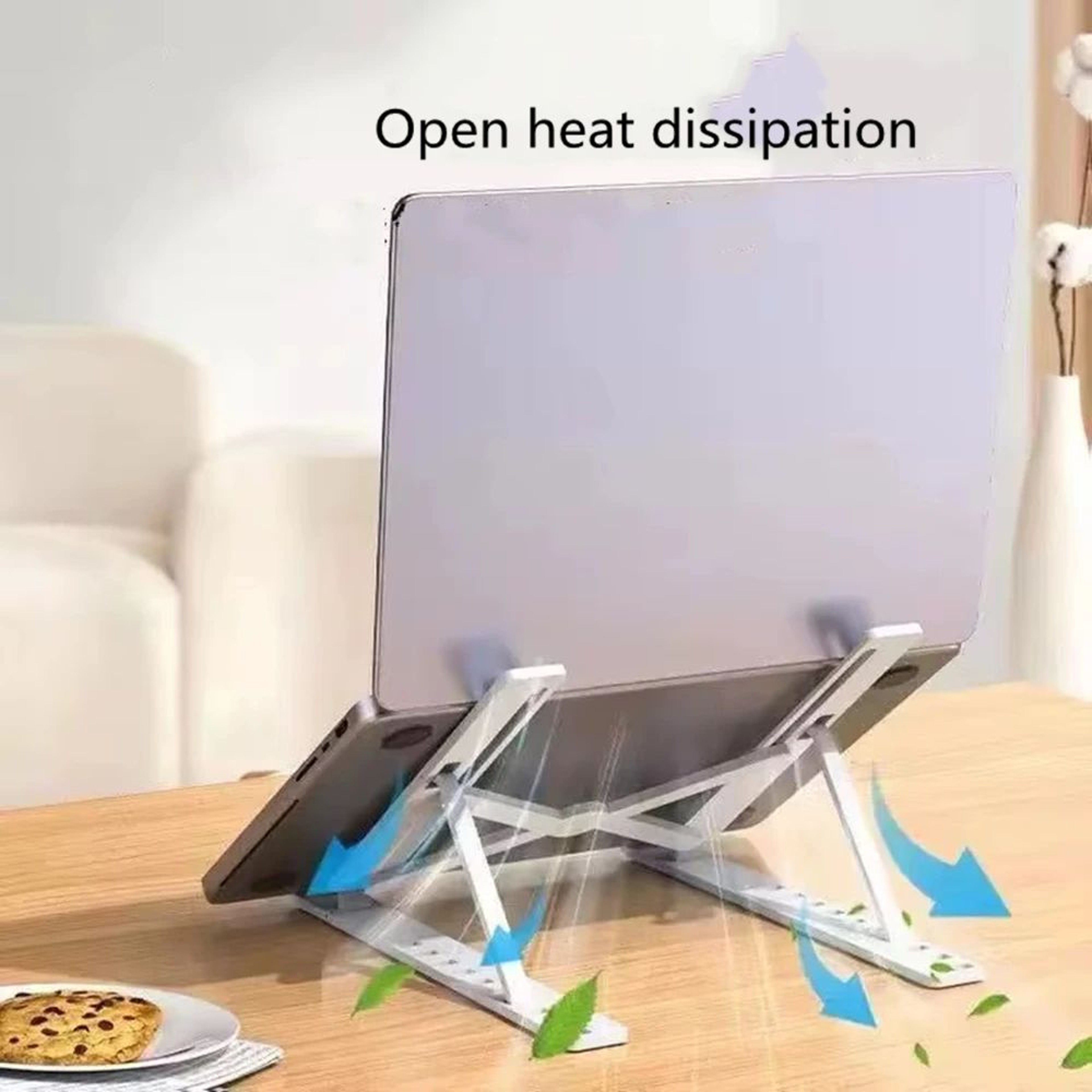 Adjustable Foldable ABS Laptop Stand Cooling Support For Laptops And Tablets 3