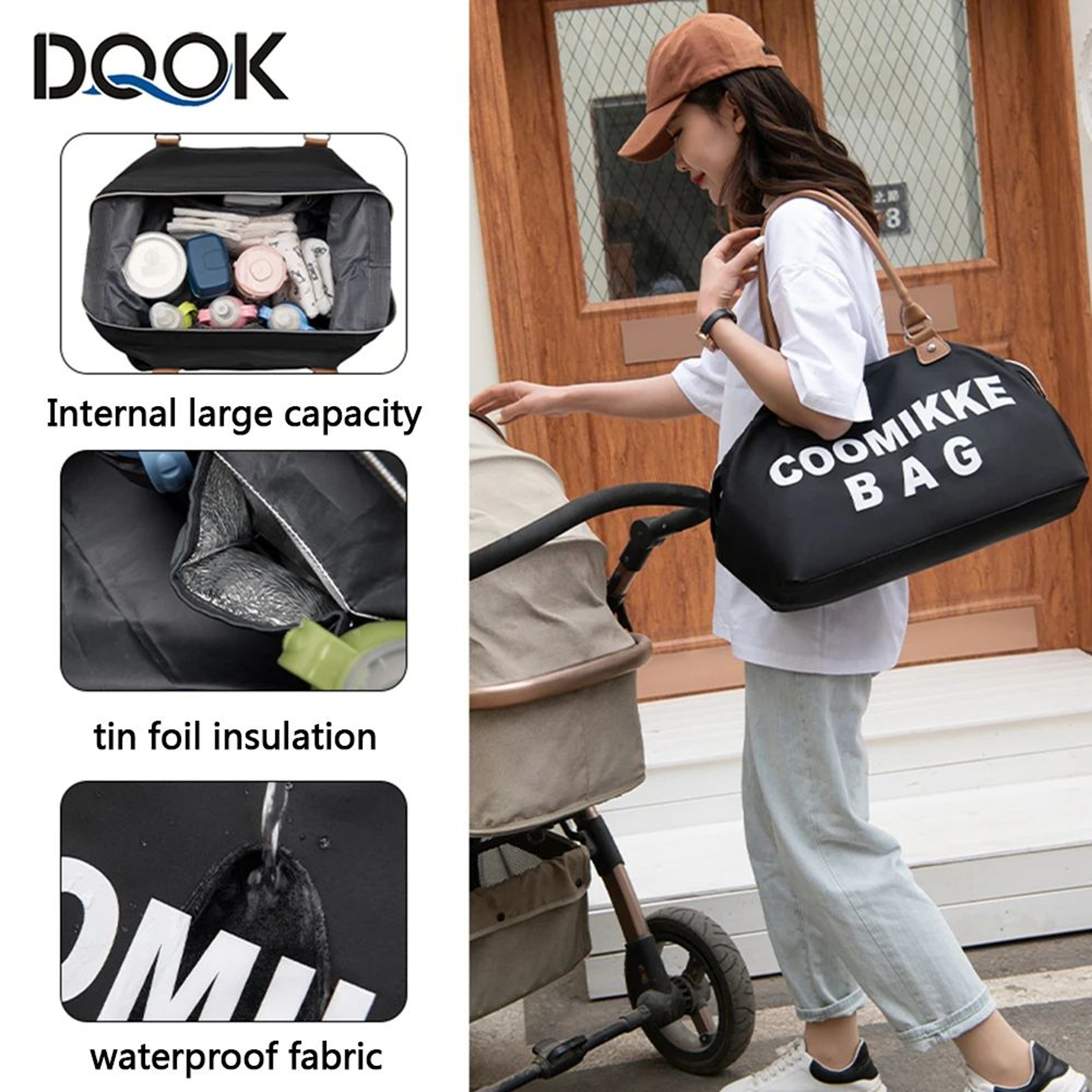 Large Capacity Waterproof Baby Diaper Backpack For Travel And Everyday Care 1