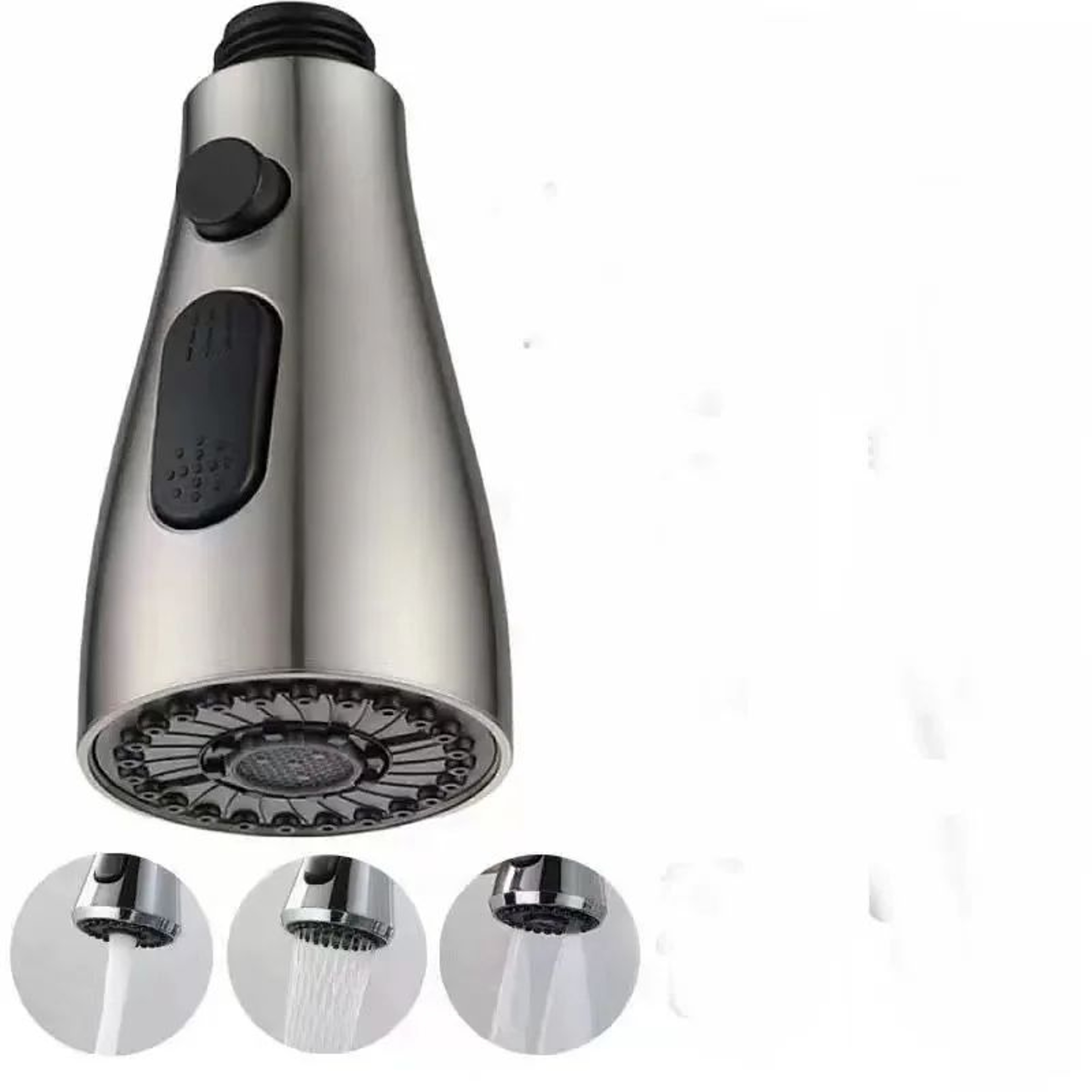 3 Mode Pull Out Faucet Sprayer Head With Half Inch Connection 2