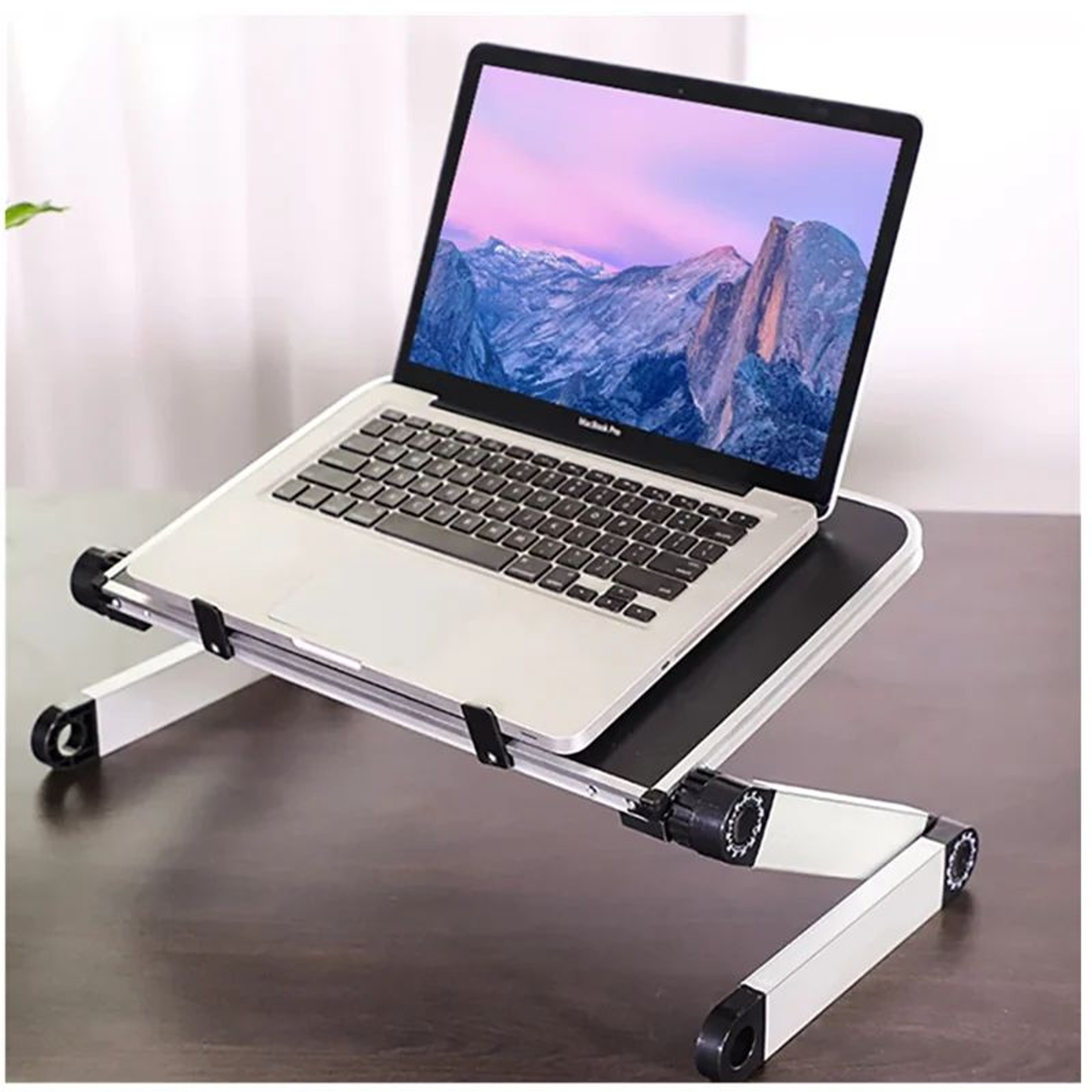 Adjustable Foldable Laptop Stand For Notebook And Tablet Support 0