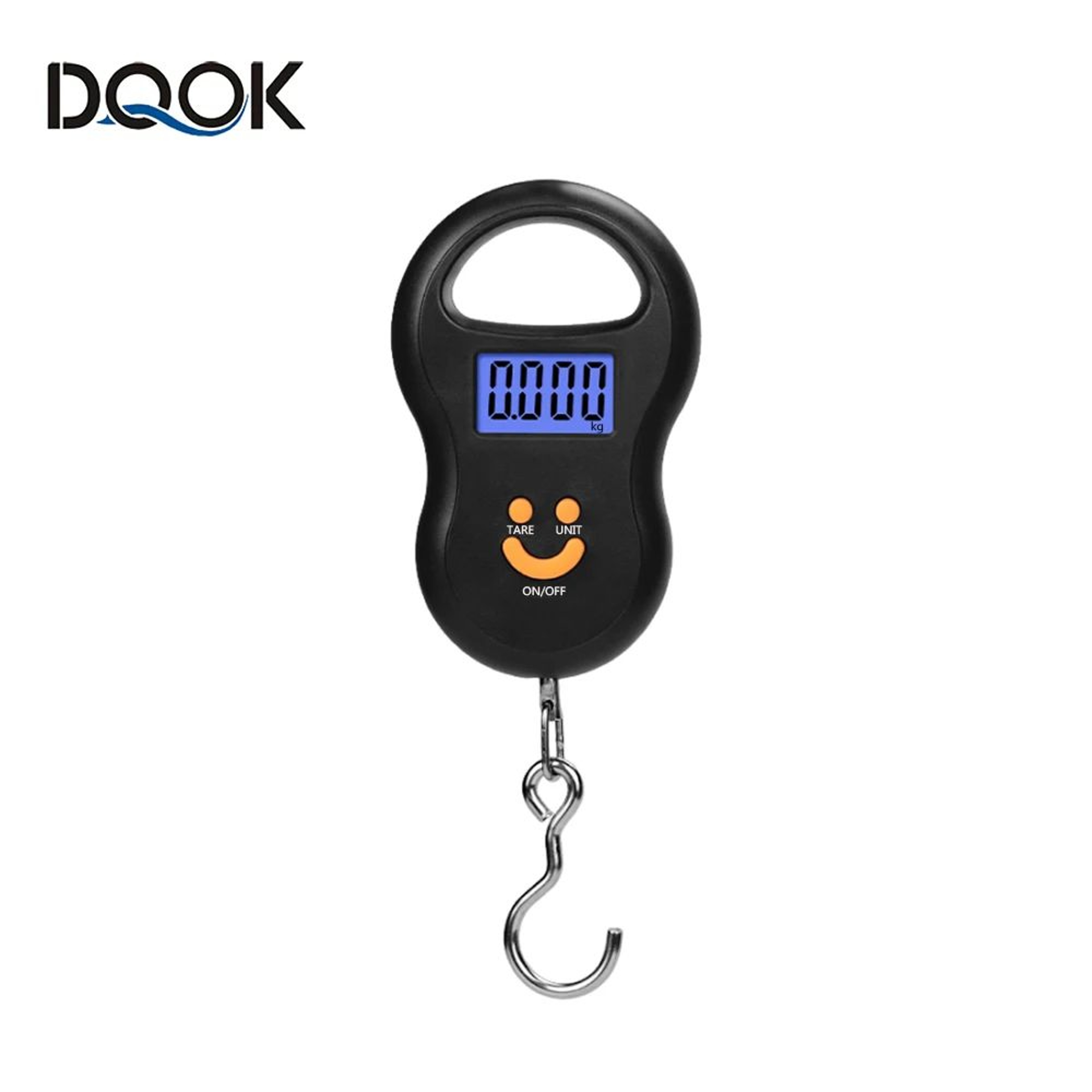 50kg Digital Hanging Scale With Backlit LCD For Luggage And Fishing 0