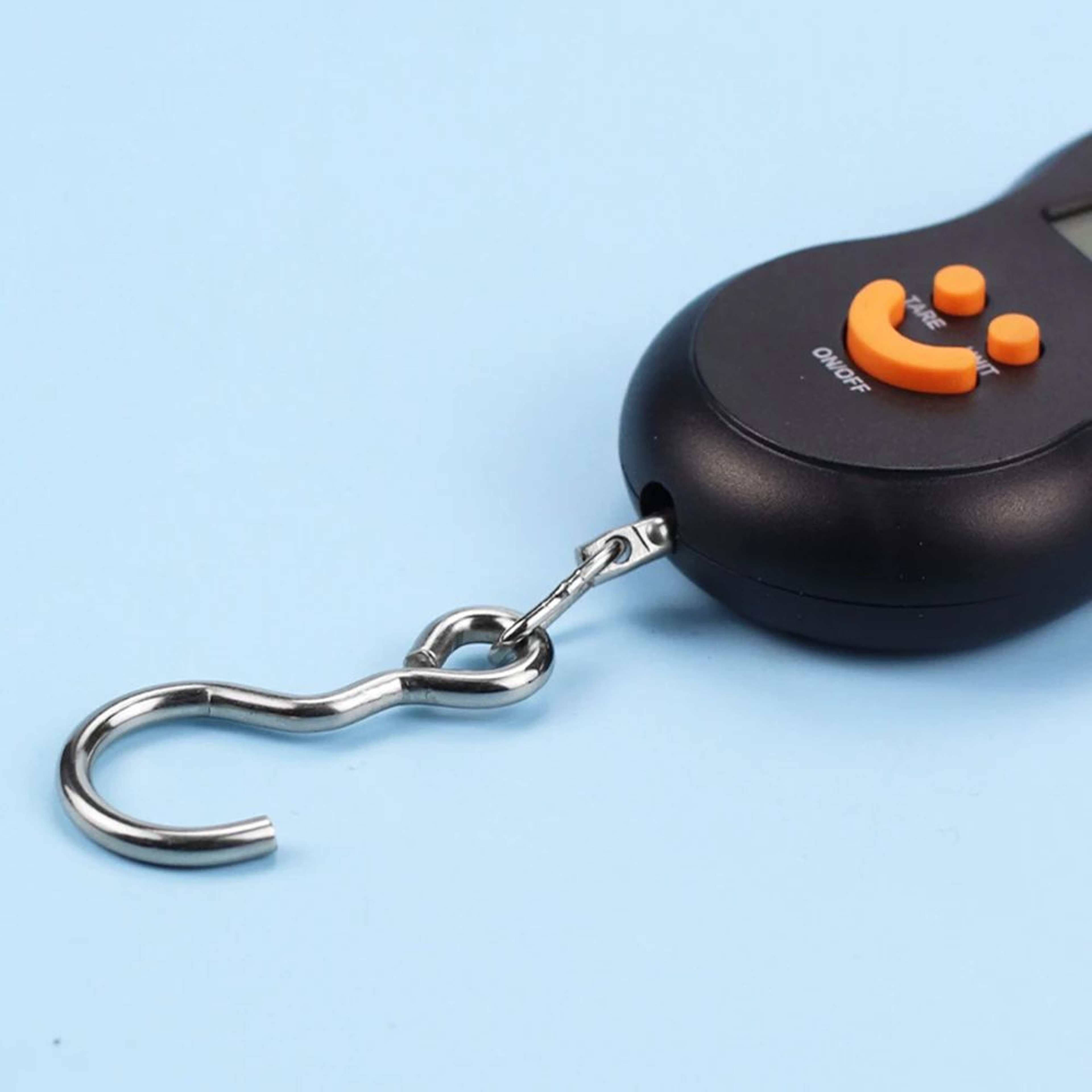 50kg Digital Hanging Scale With Backlit LCD For Luggage And Fishing 4