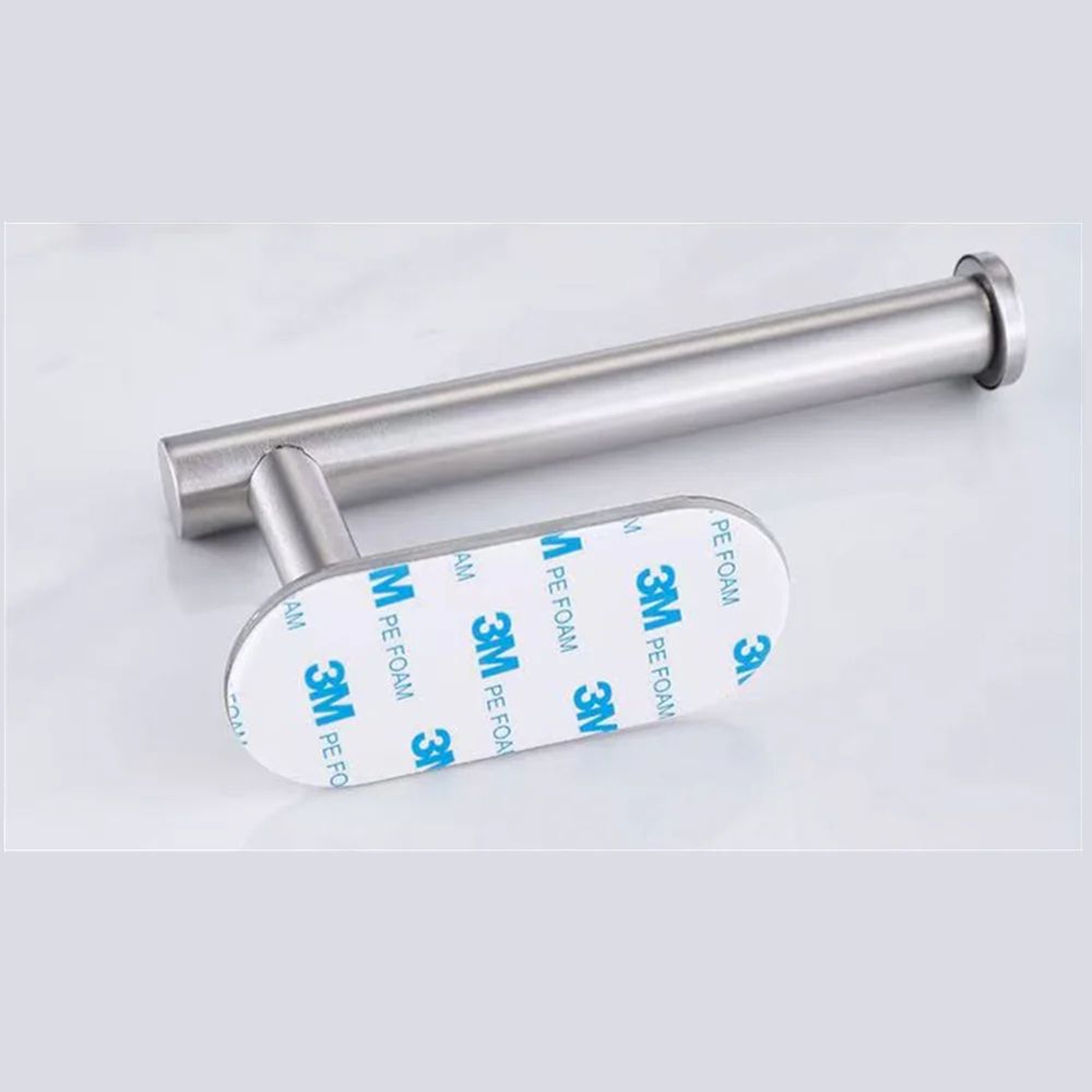 Self Adhesive Stainless Steel Toilet Paper And Towel Holder For Bathroom Kitchen 3