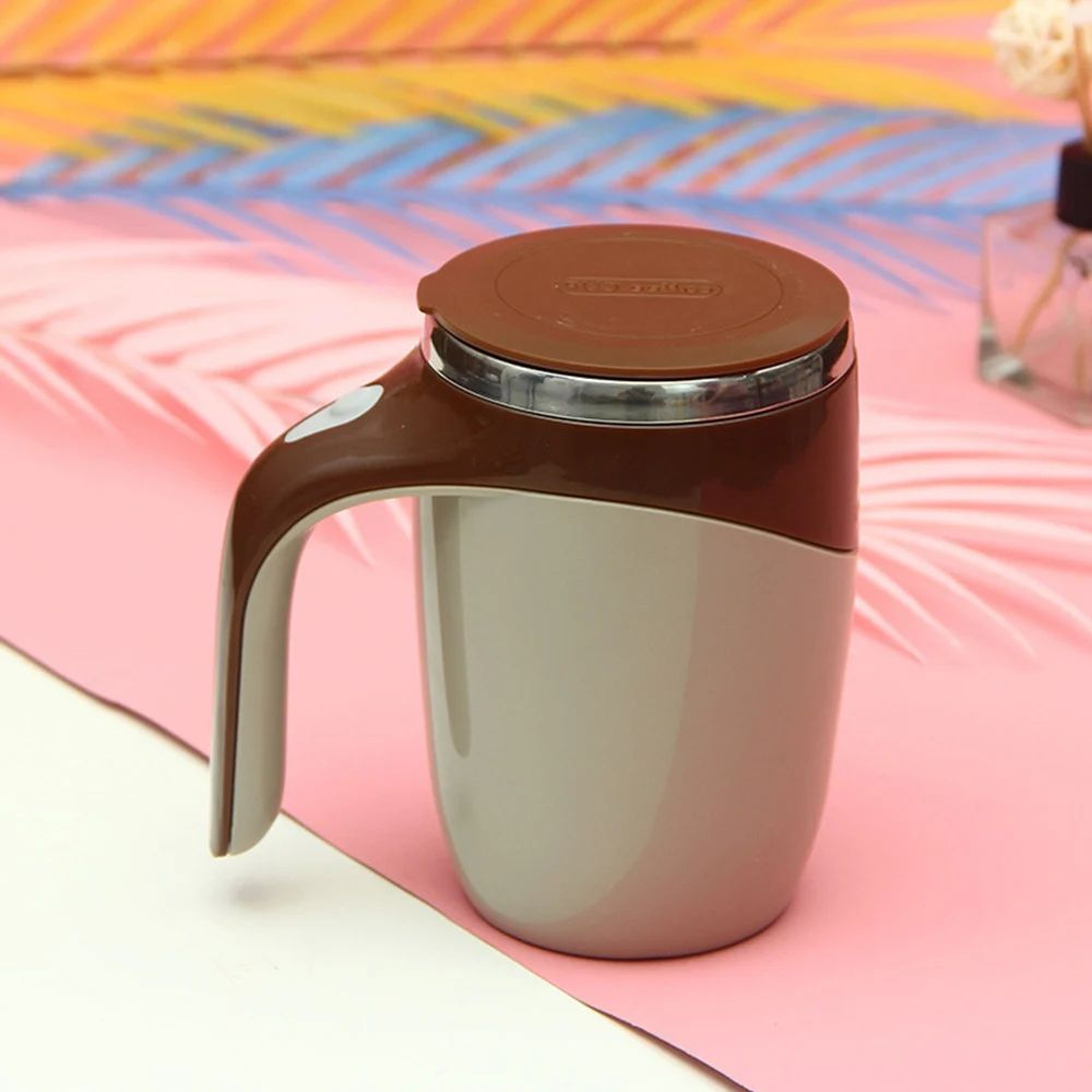 Automatic Magnetic Stirring Coffee Mug With 304 Stainless Steel 4