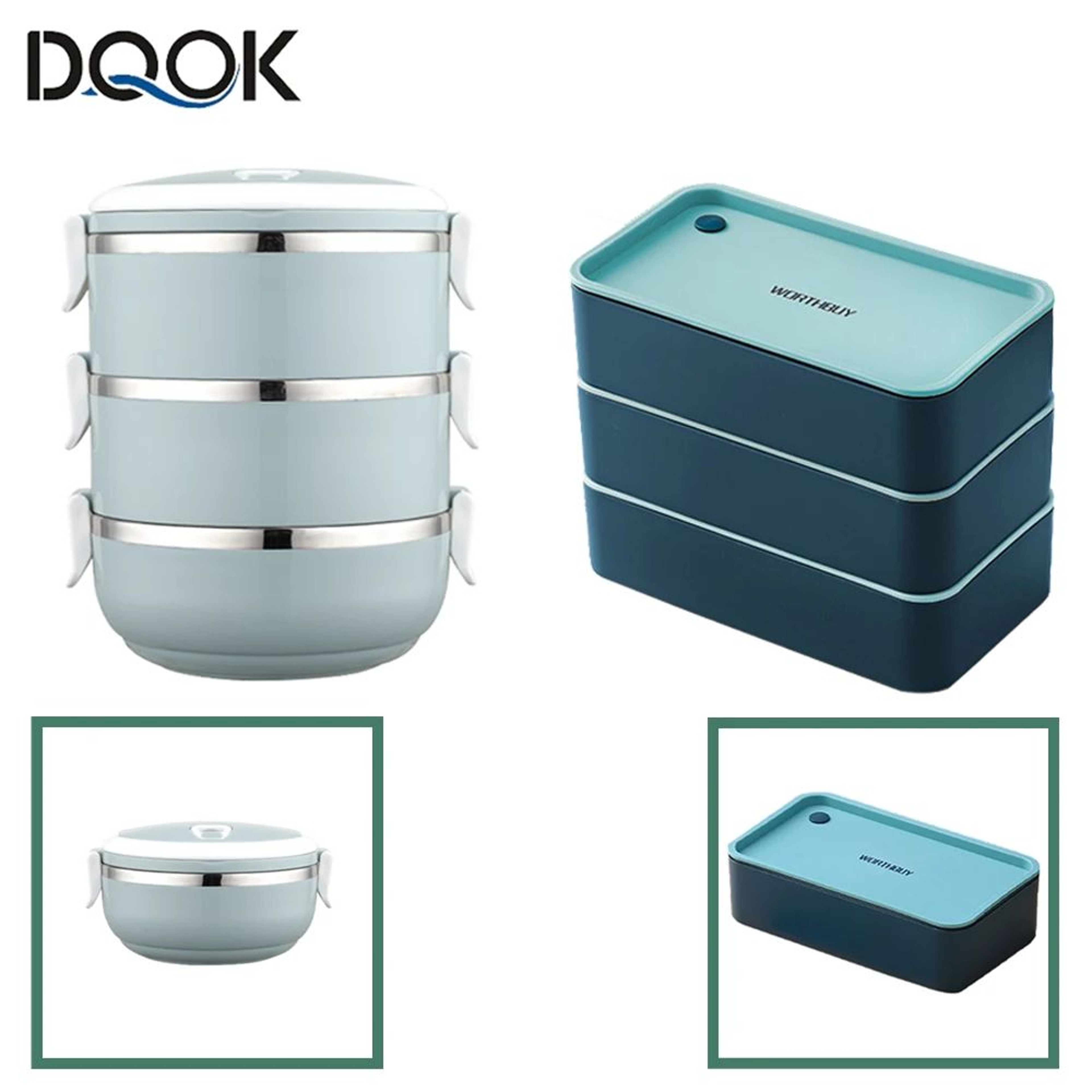 Portable Stainless Steel Thermal Lunch Box For Kids School Meals And Snacks 0