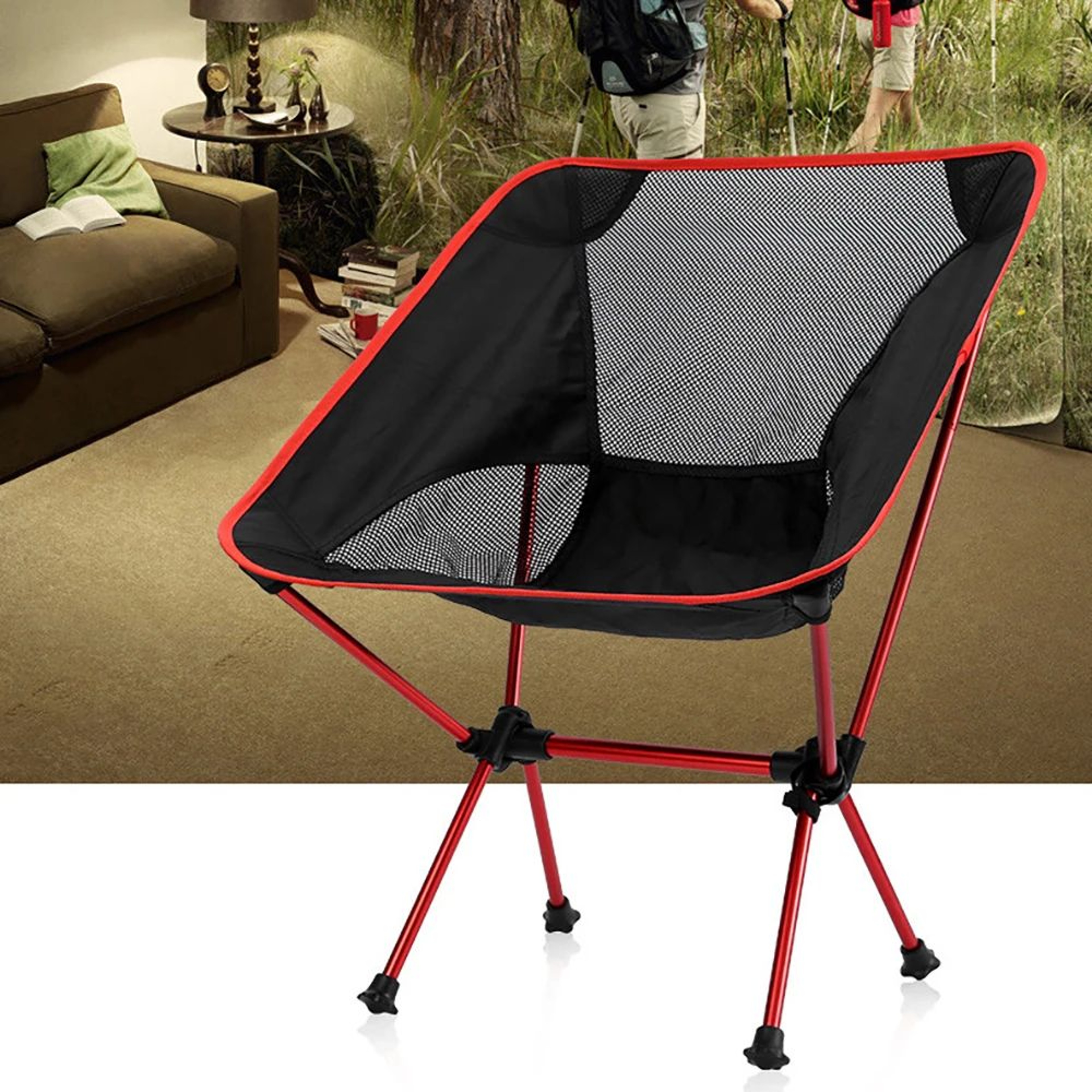 Lightweight Portable Folding Moon Chair For Camping And Outdoor Travel 2