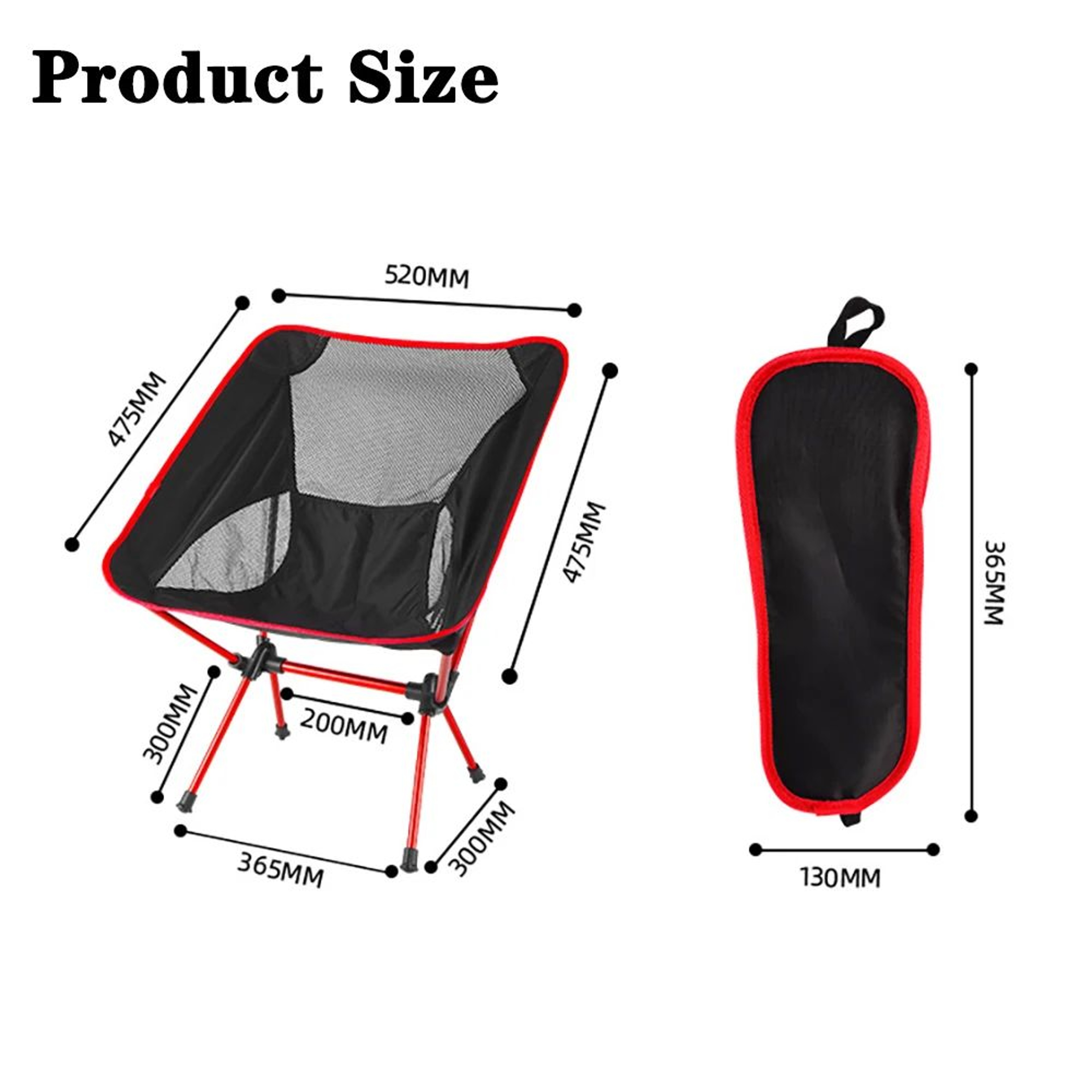 Lightweight Portable Folding Moon Chair For Camping And Outdoor Travel 5