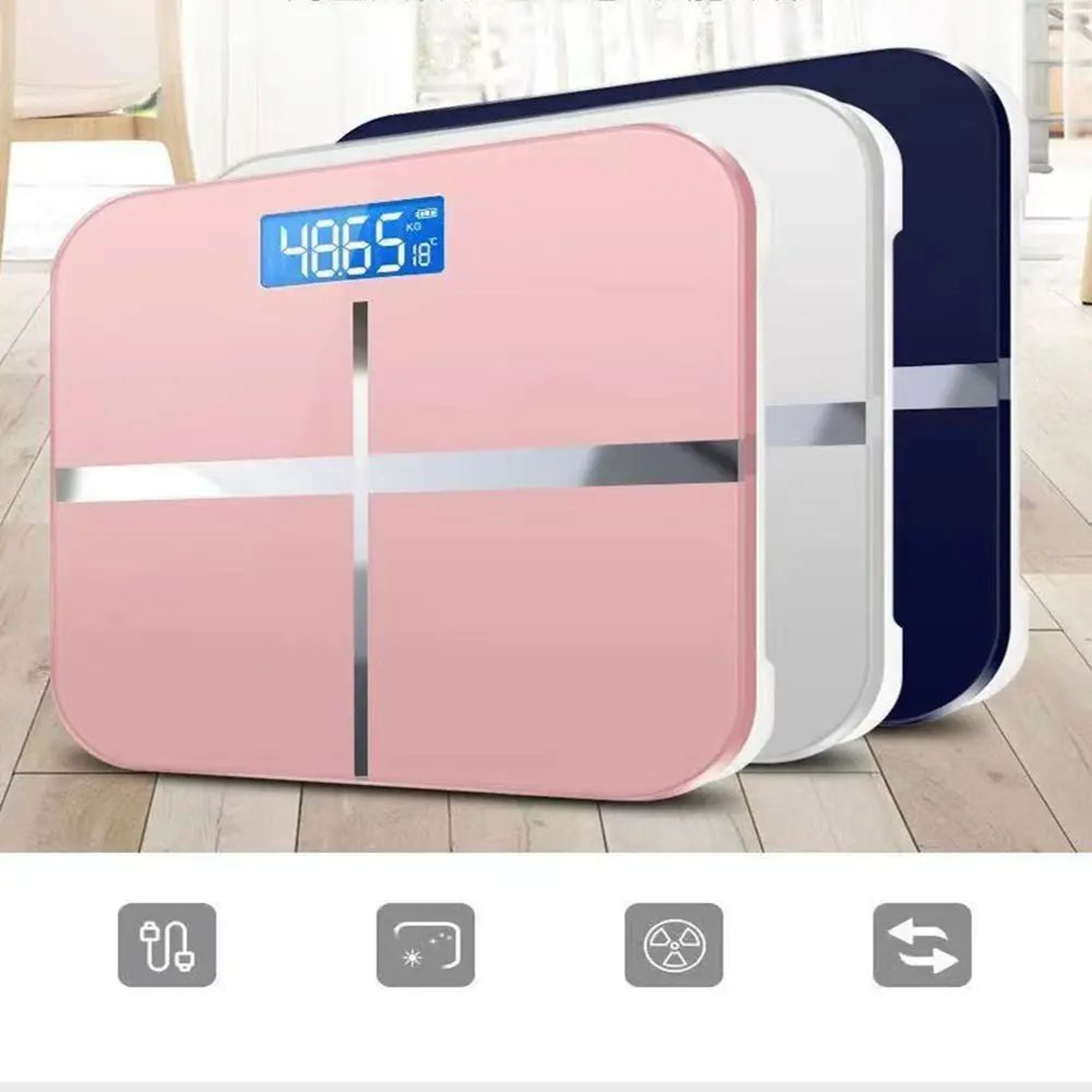 Digital Body Weight Scale With LED Display For Home Office Adult 1