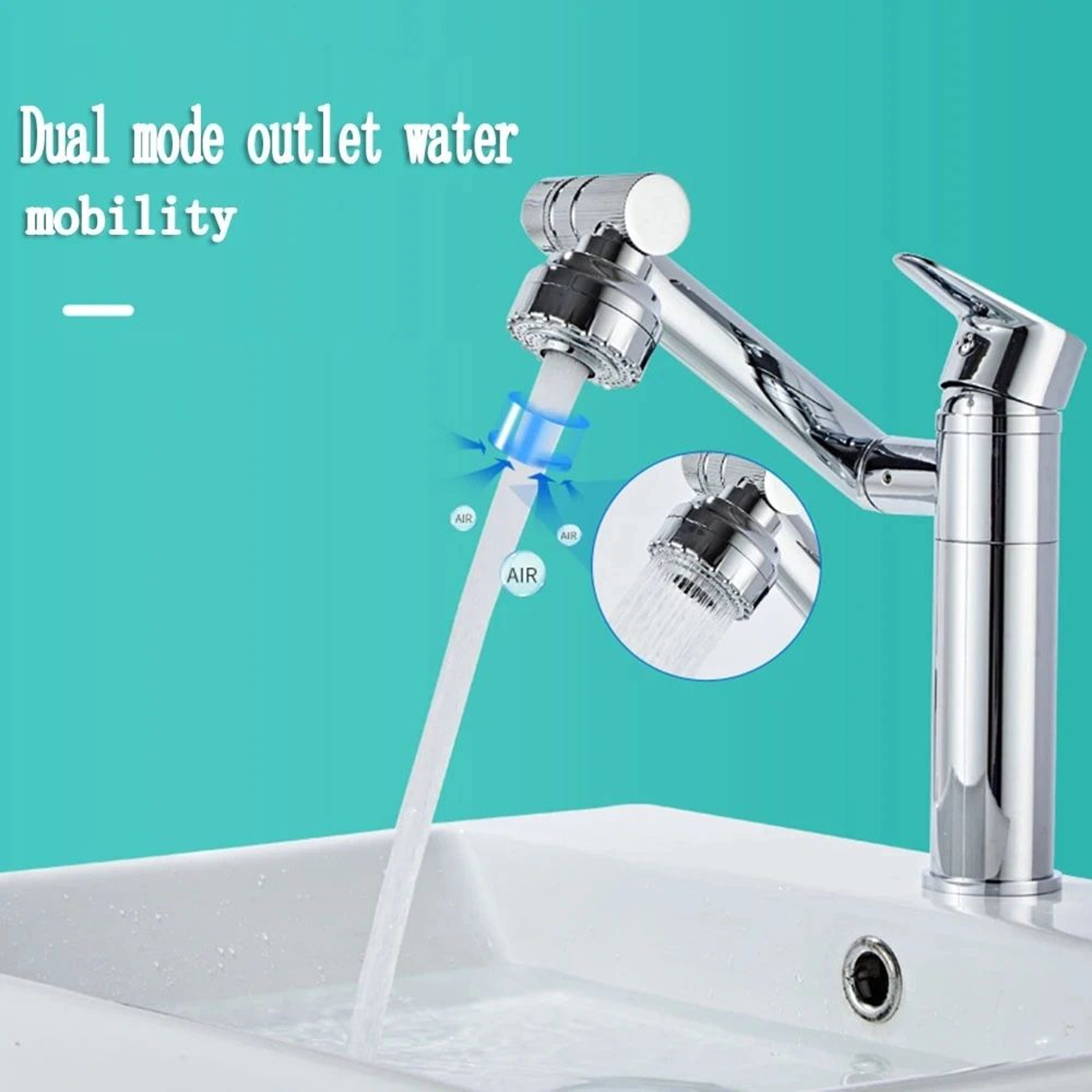 Modern Waterfall Bathroom Basin Faucet With Single Handle Mixer 1