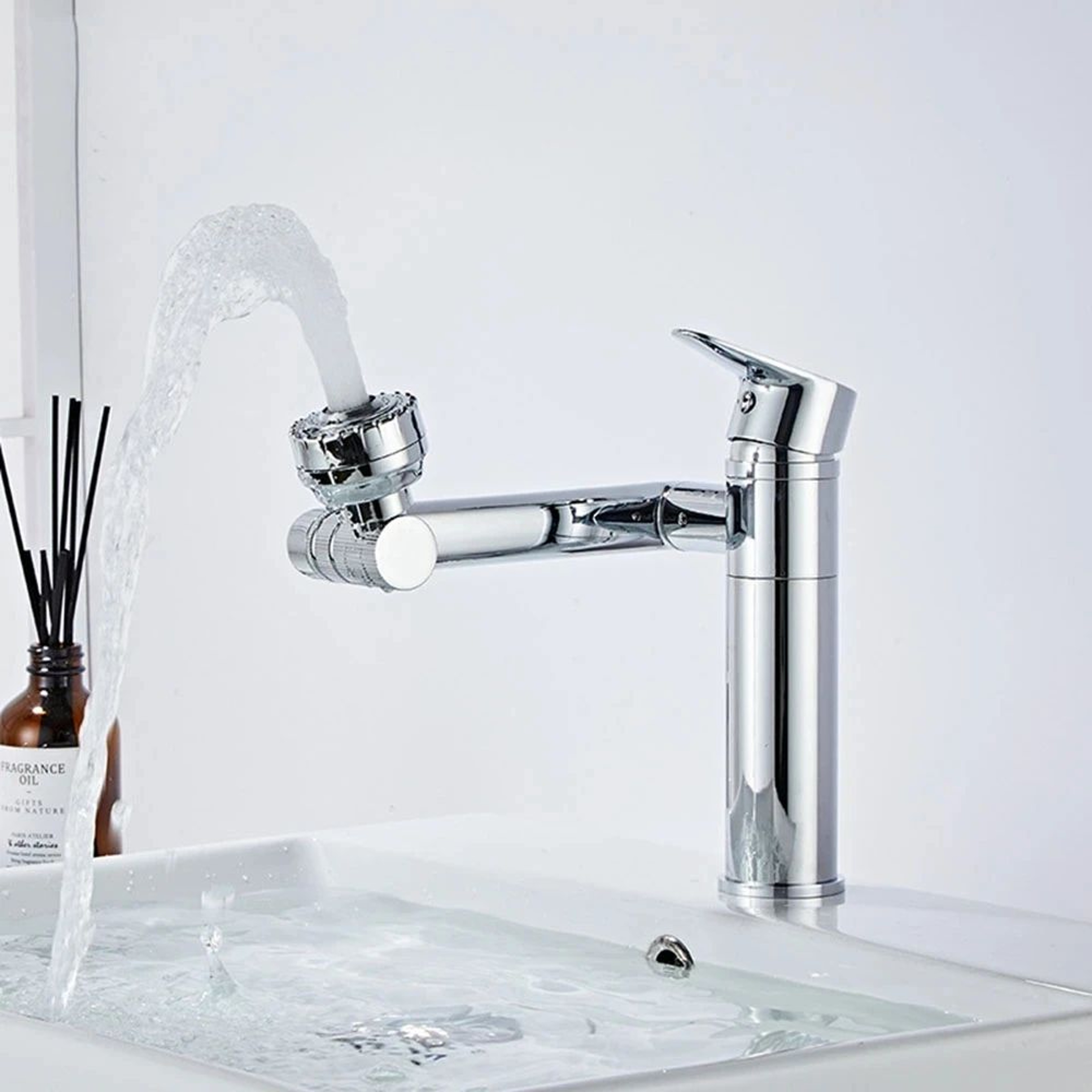 Modern Waterfall Bathroom Basin Faucet With Single Handle Mixer 0