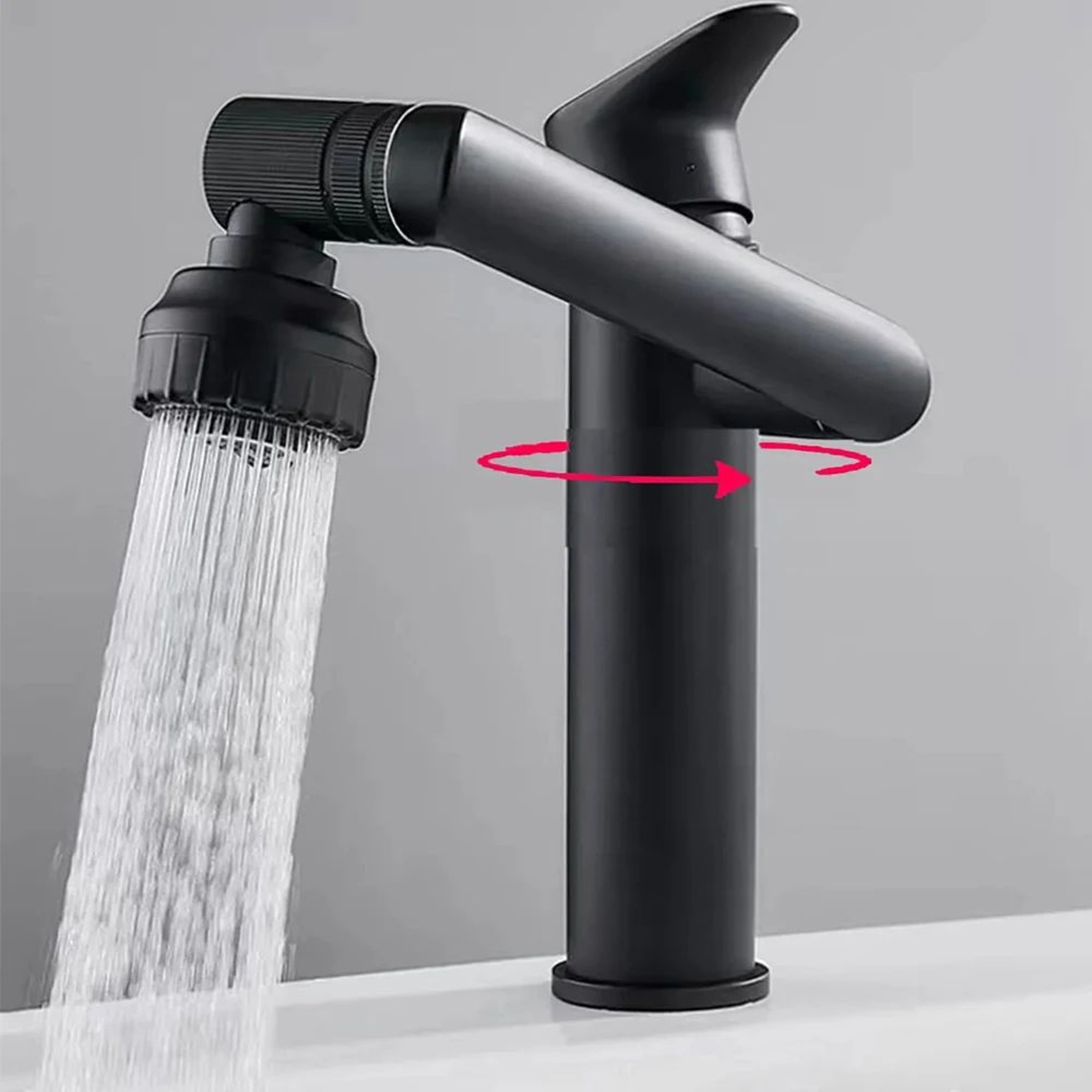 Modern Waterfall Bathroom Basin Faucet With Single Handle Mixer 2