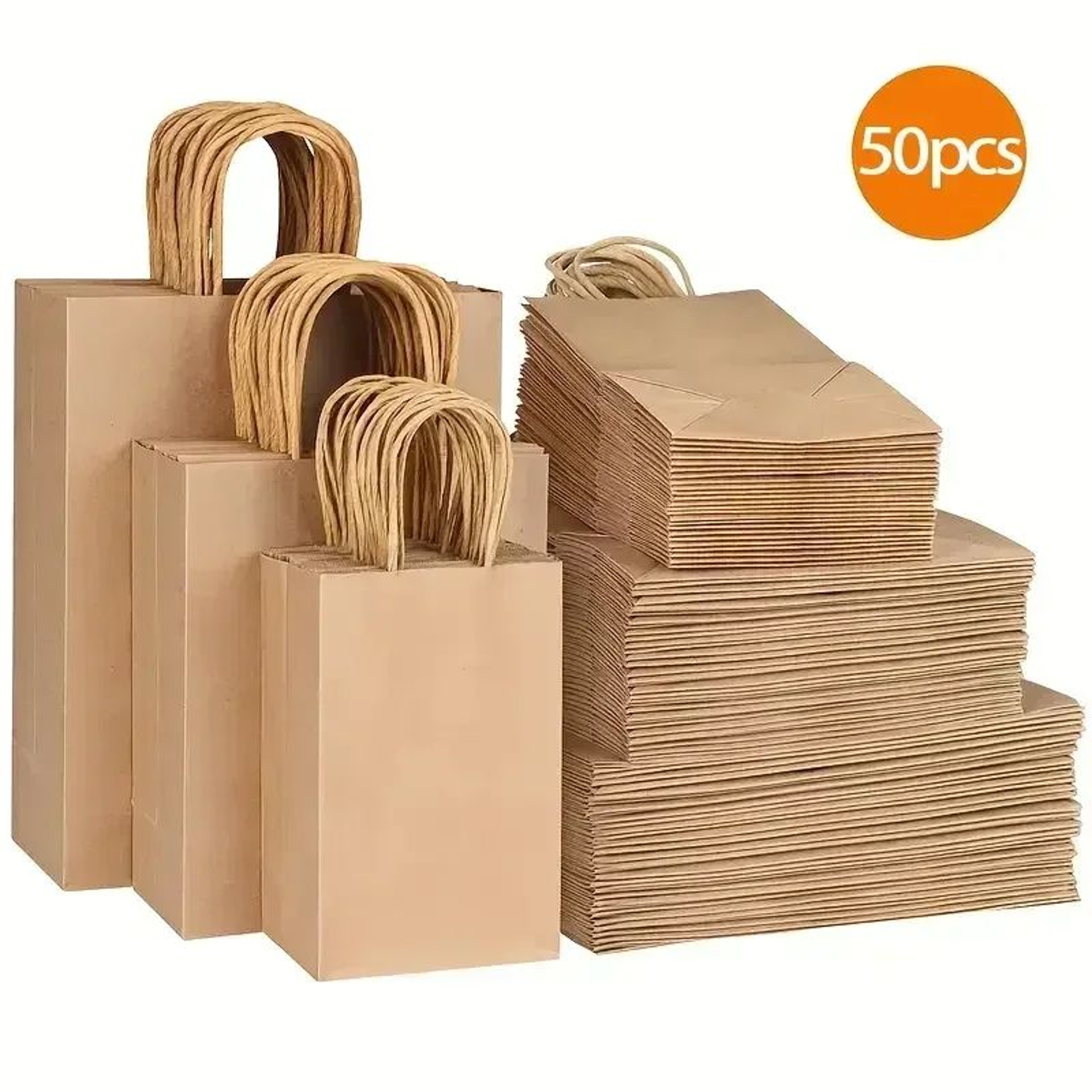Kraft Paper Party Favor Bags For Birthday Gifts Candy And Shopping 0