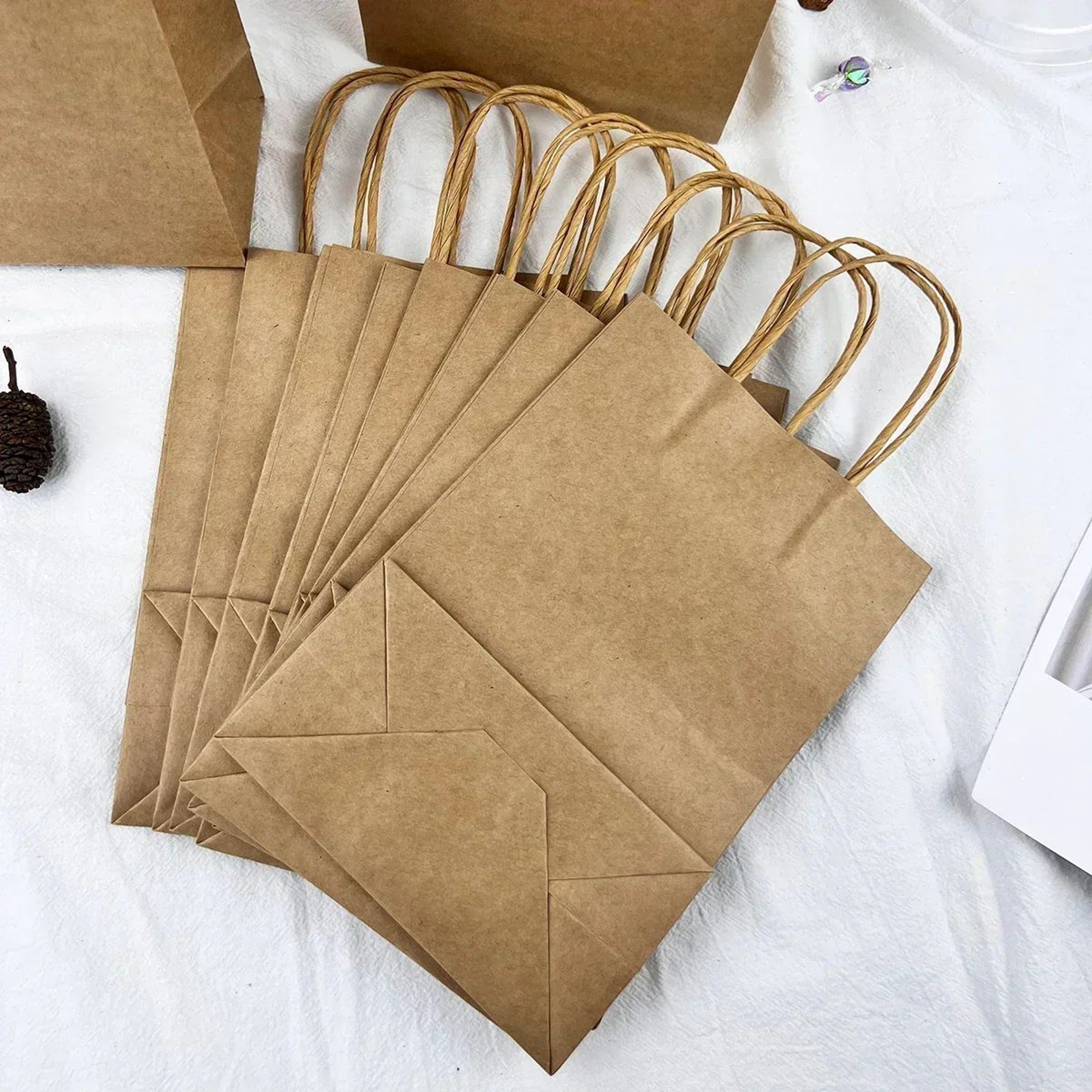 Kraft Paper Party Favor Bags For Birthday Gifts Candy And Shopping 1