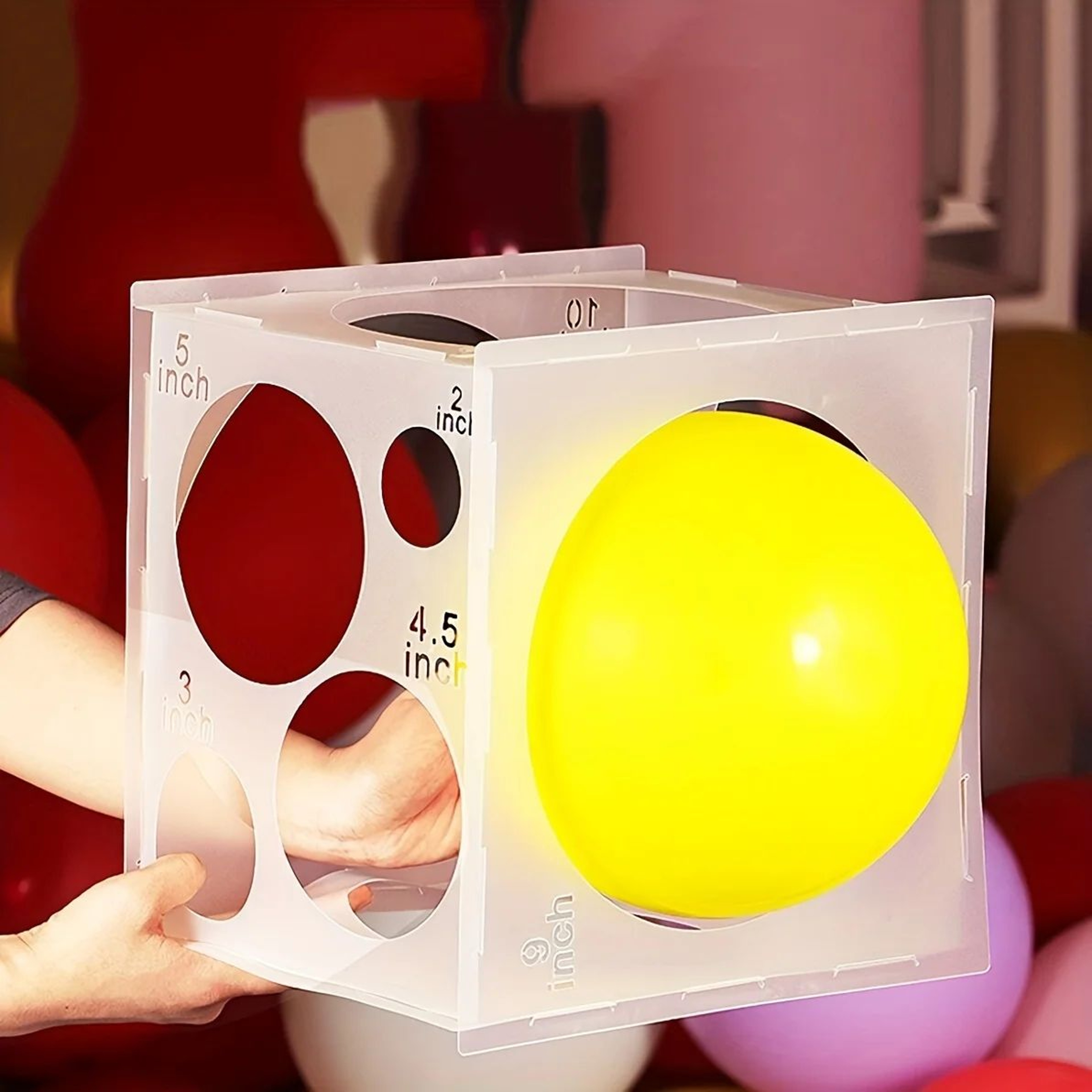 11 Hole Balloon Sizing Box For Wedding And Party Decorations 2