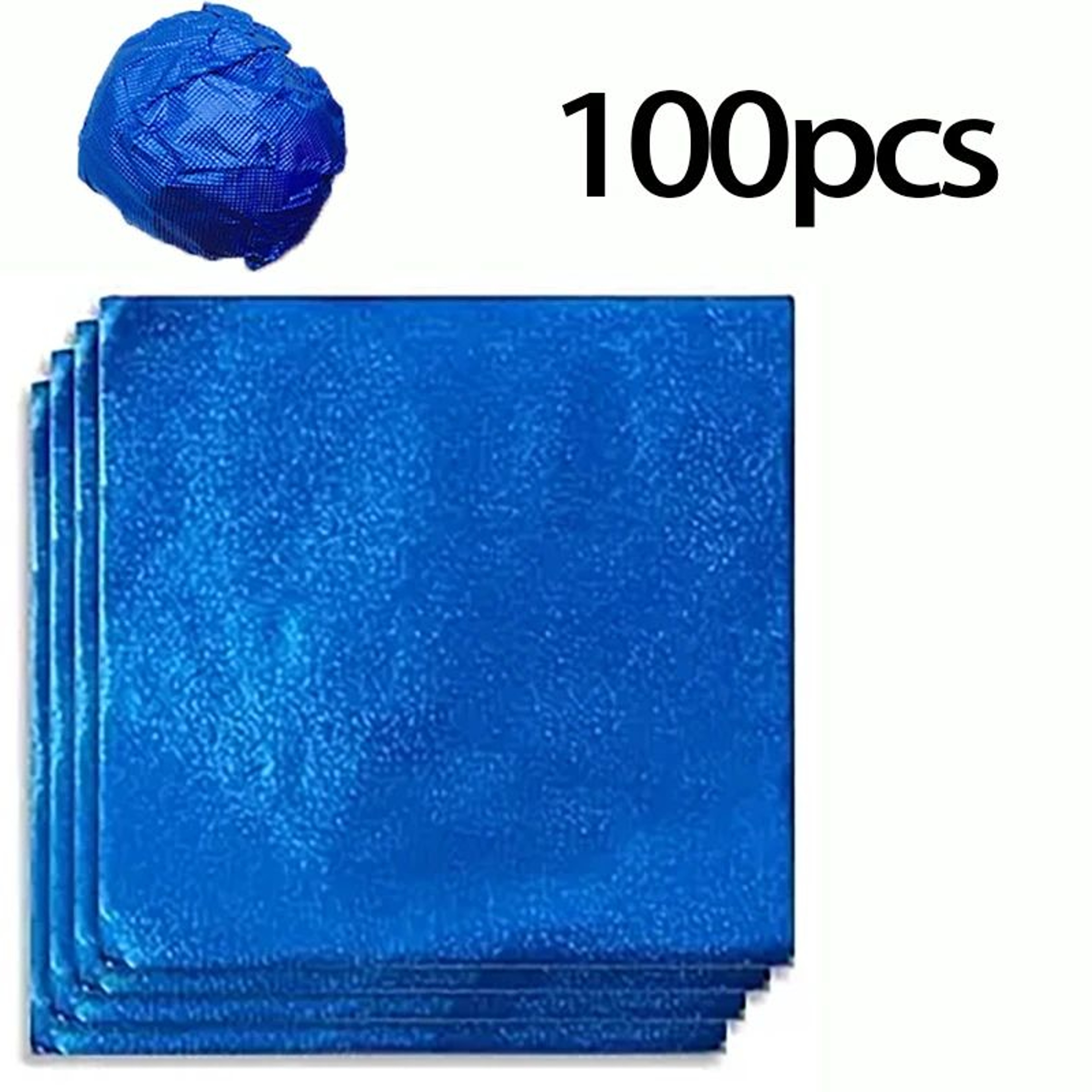 100 Piece Gold Foil Candy Wrapping Sheets For Chocolates And Wedding Favors 12