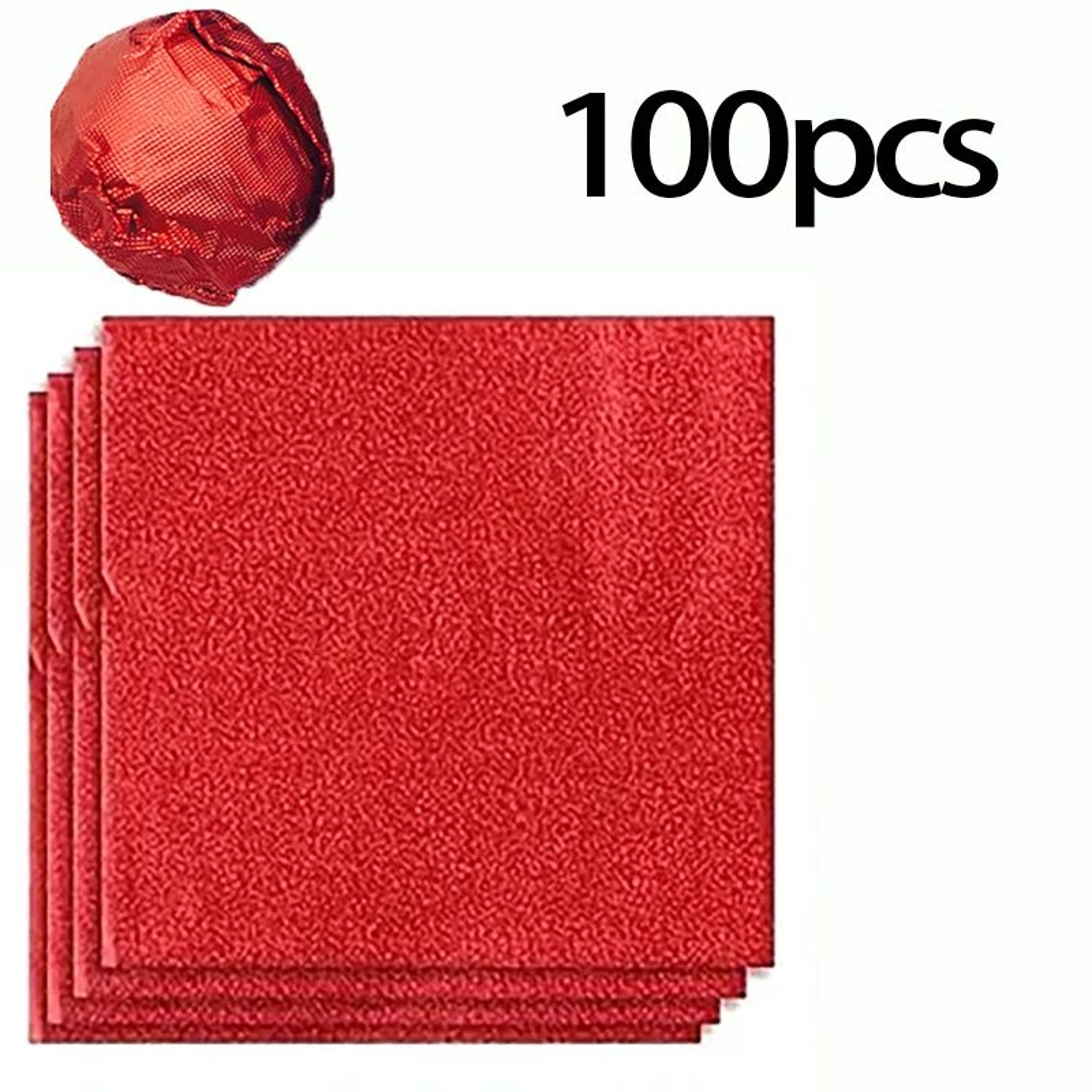 100 Piece Gold Foil Candy Wrapping Sheets For Chocolates And Wedding Favors 9