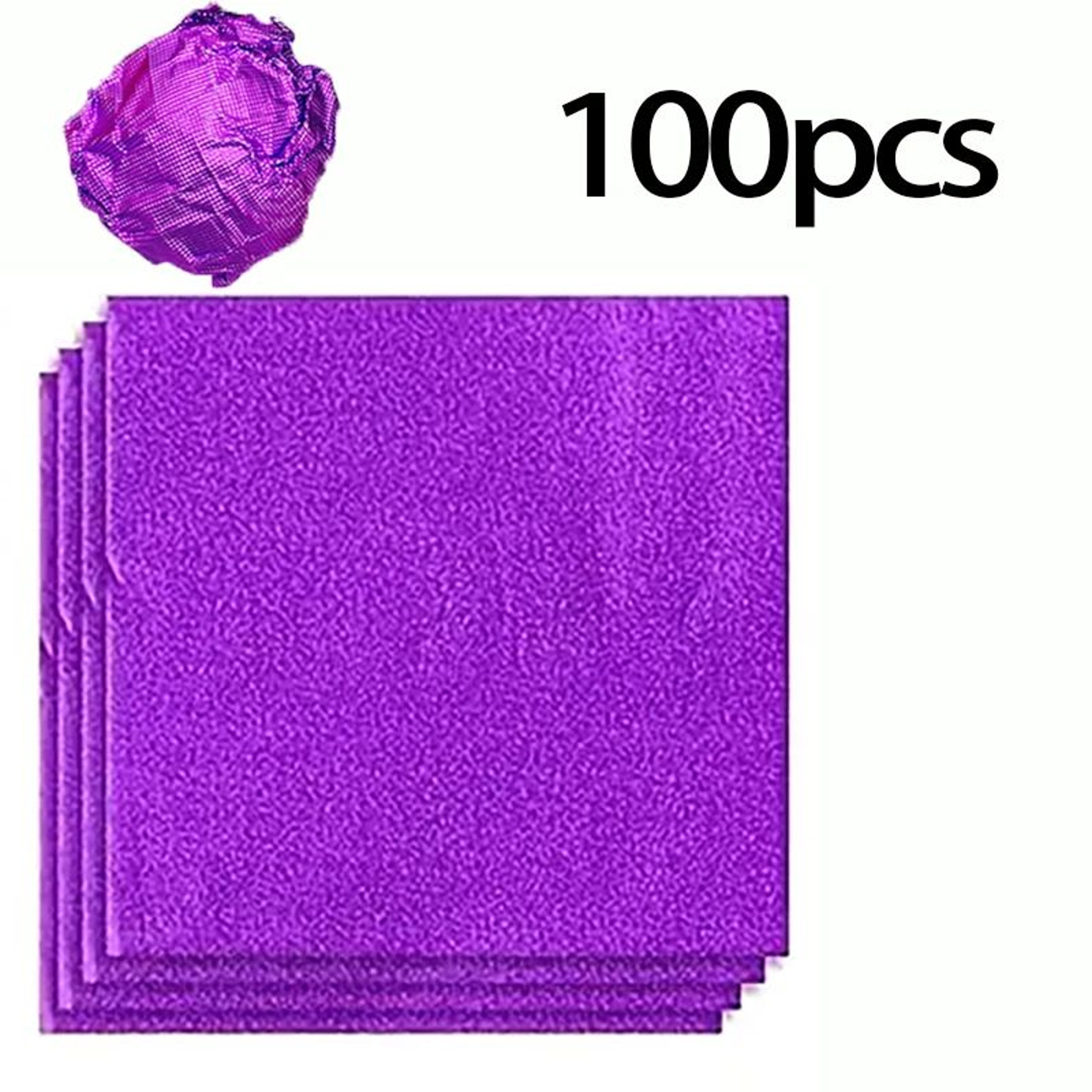 100 Piece Gold Foil Candy Wrapping Sheets For Chocolates And Wedding Favors 13