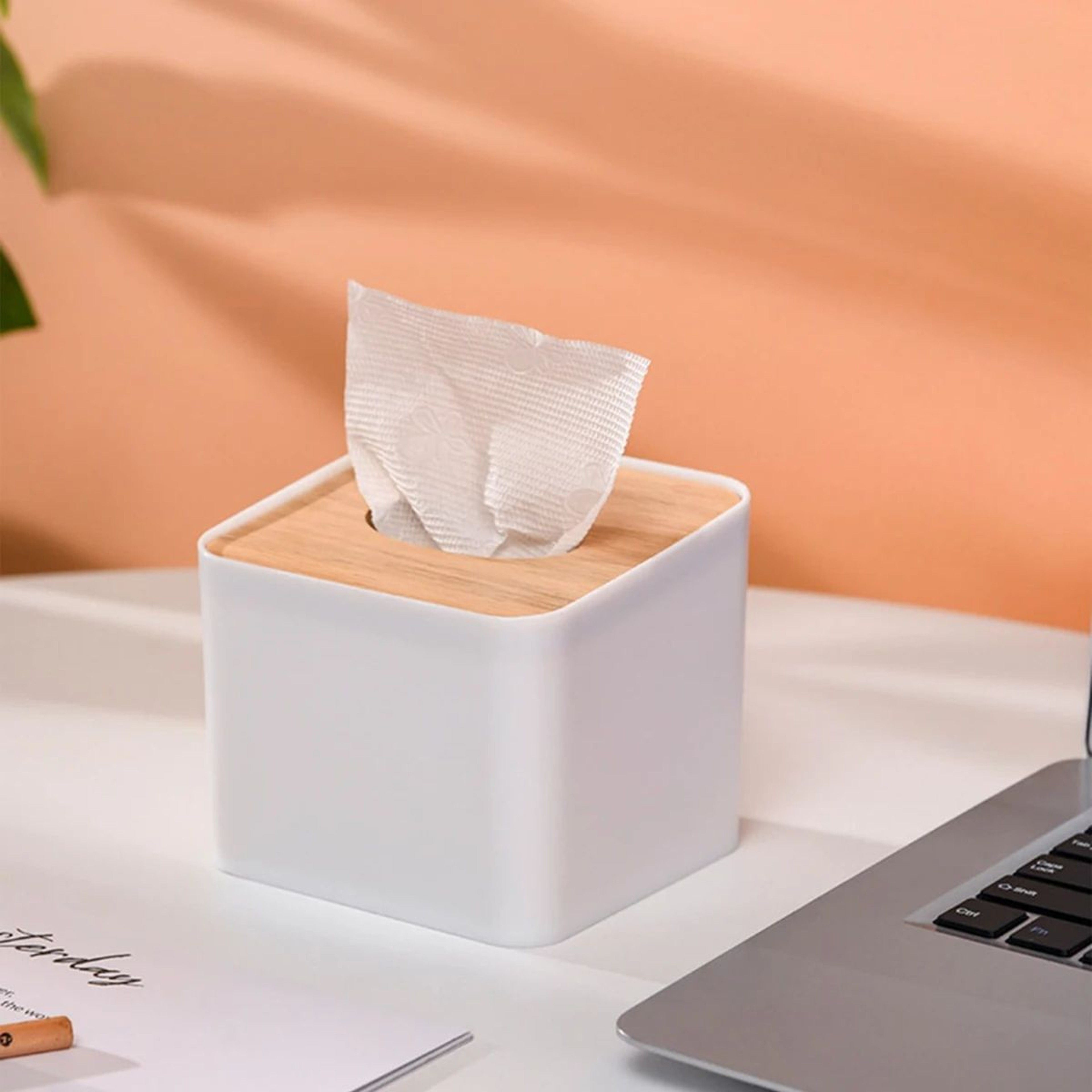 European Style Square Tissue Box With Cover For Home And Office 3