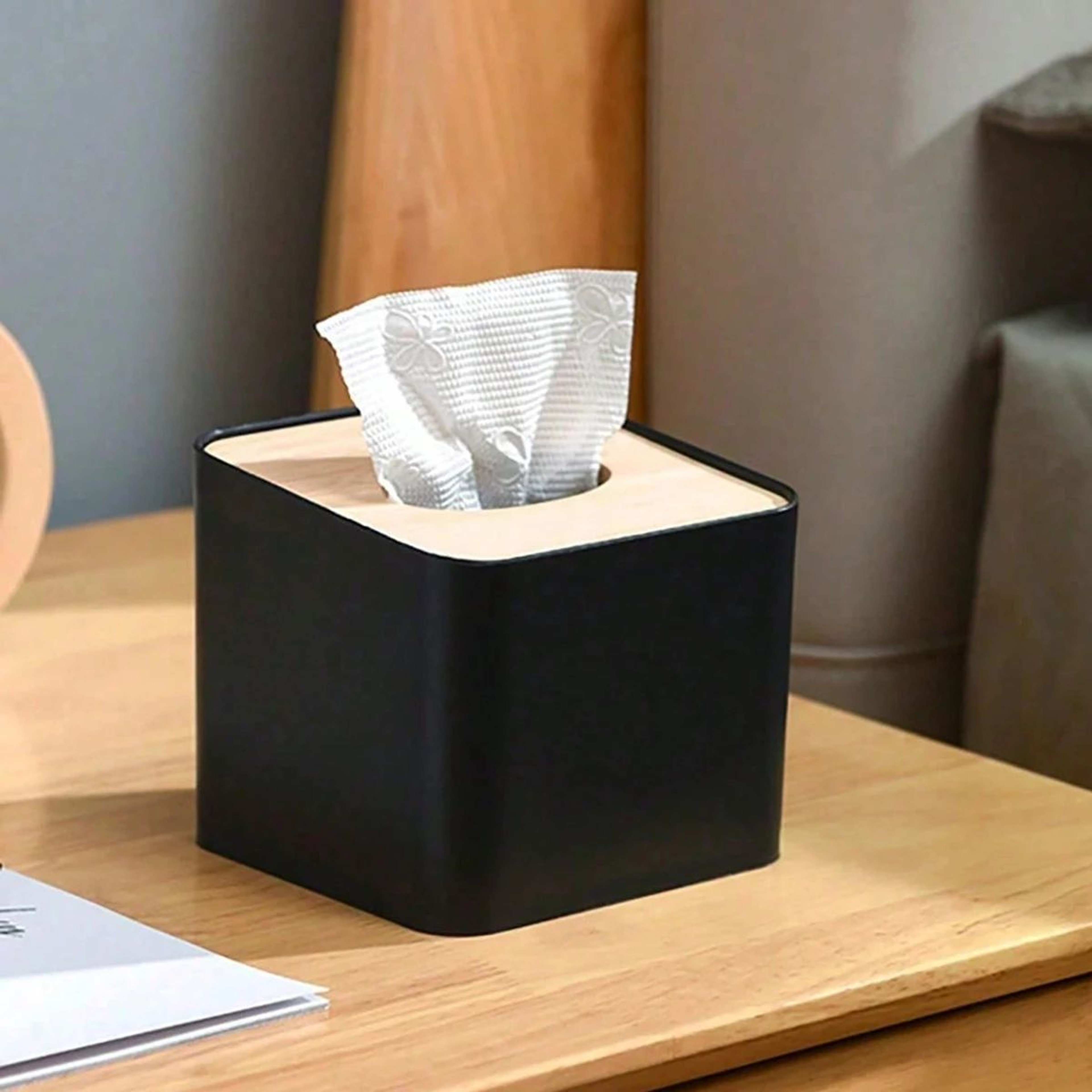 European Style Square Tissue Box With Cover For Home And Office 4