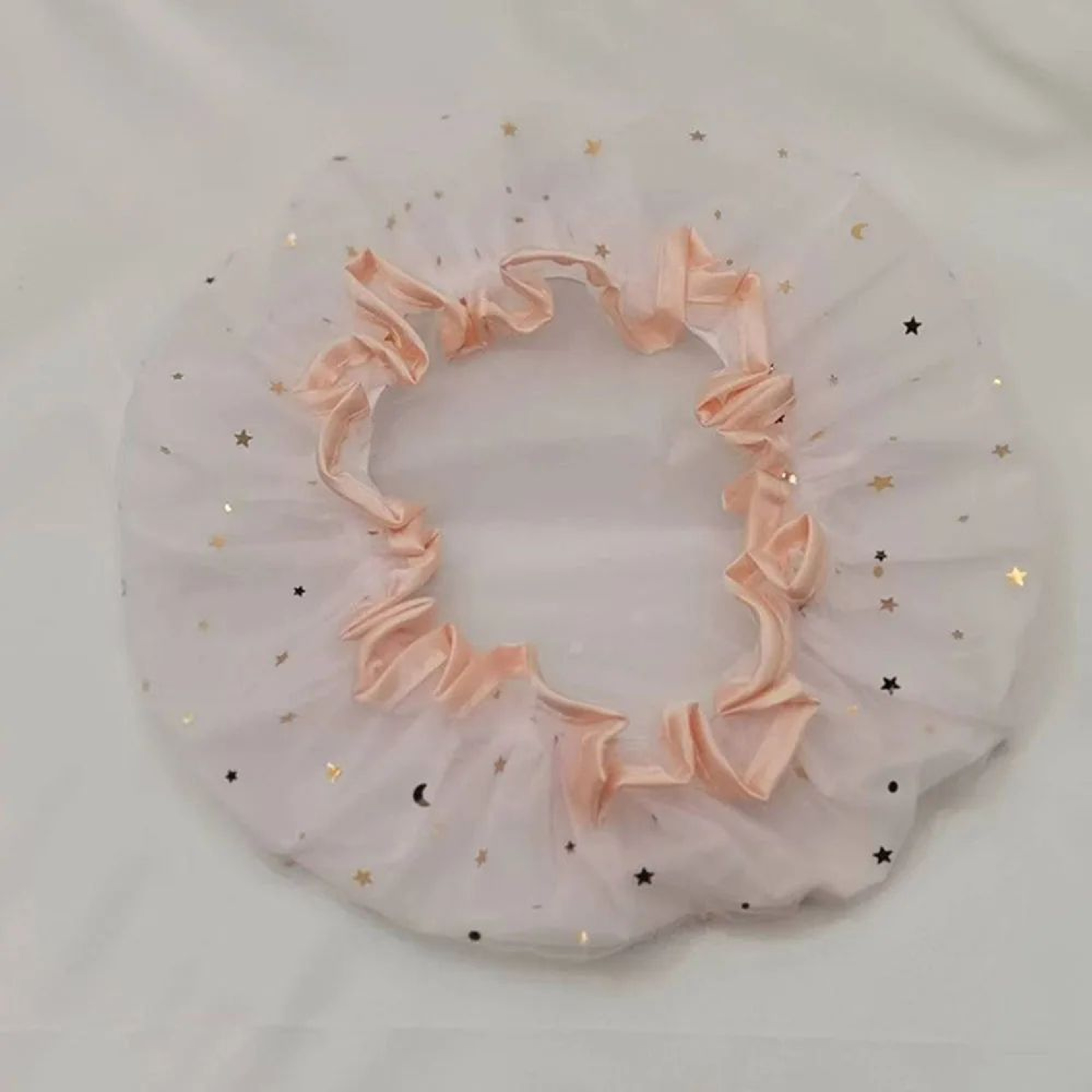 Large Reusable Waterproof Shower Cap With Elastic Band For Women 4