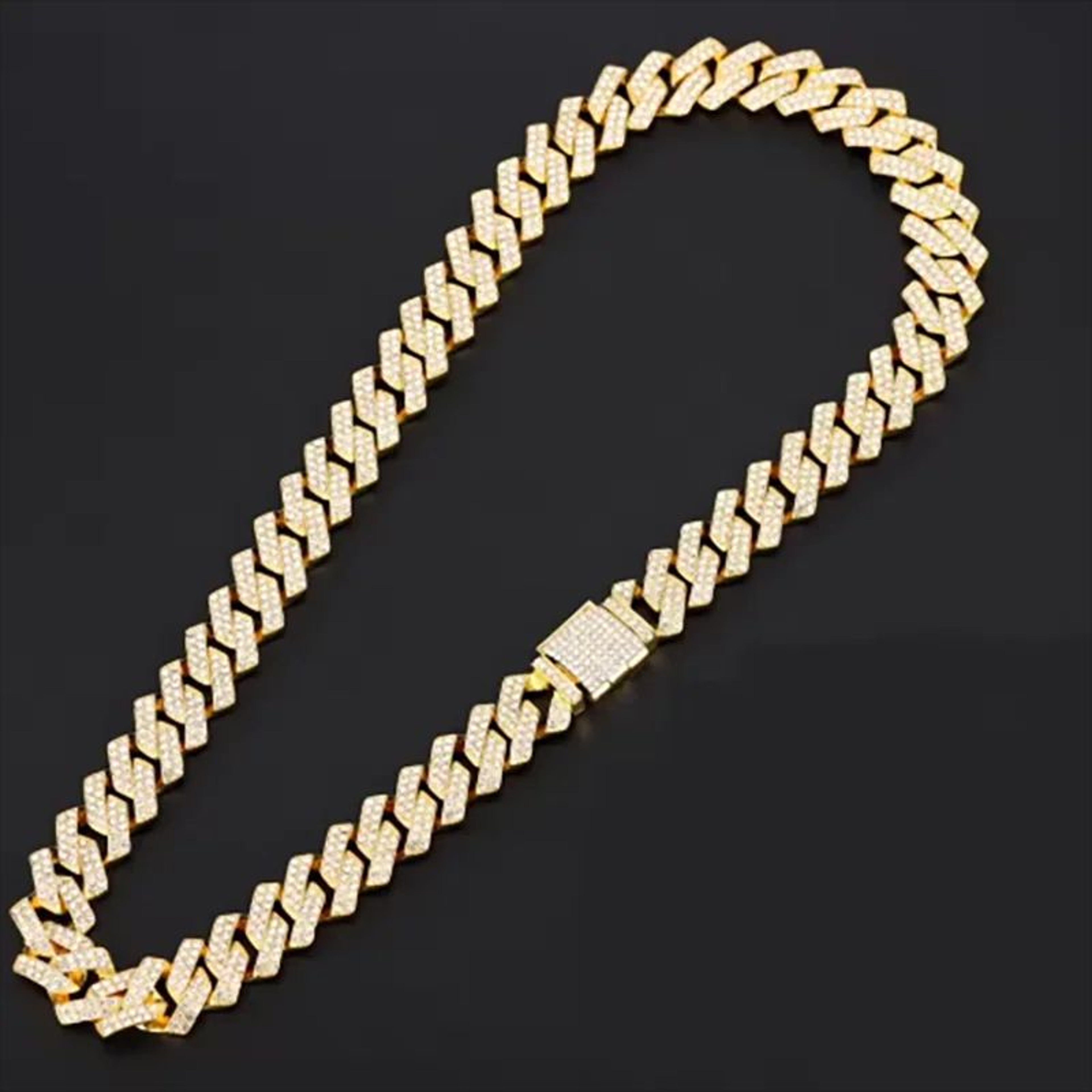 16mm Iced Out Miami Cuban Link Necklace And Bracelet Set 9