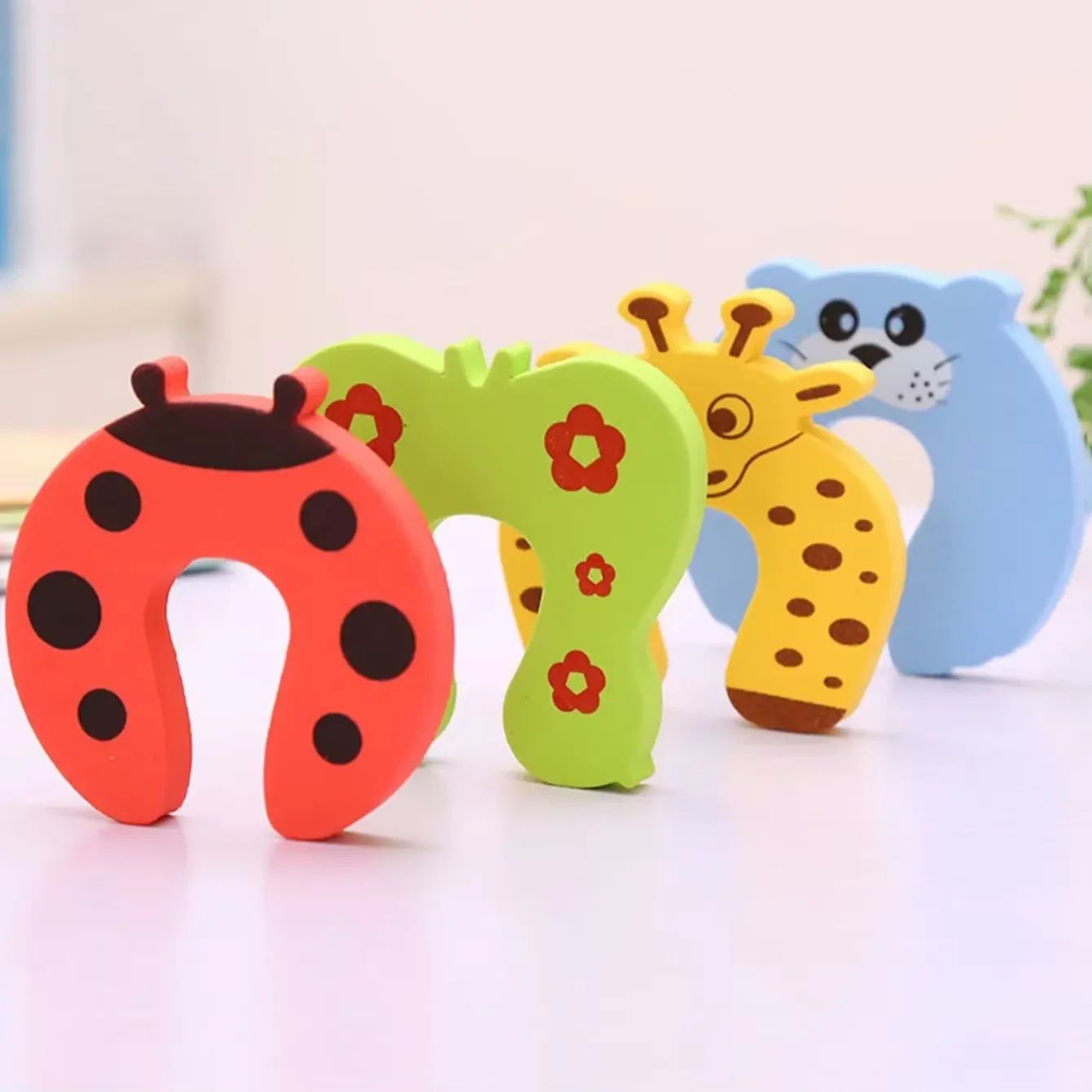 Cartoon Animal Baby Safety Door Stopper Finger Pinch Guard 6
