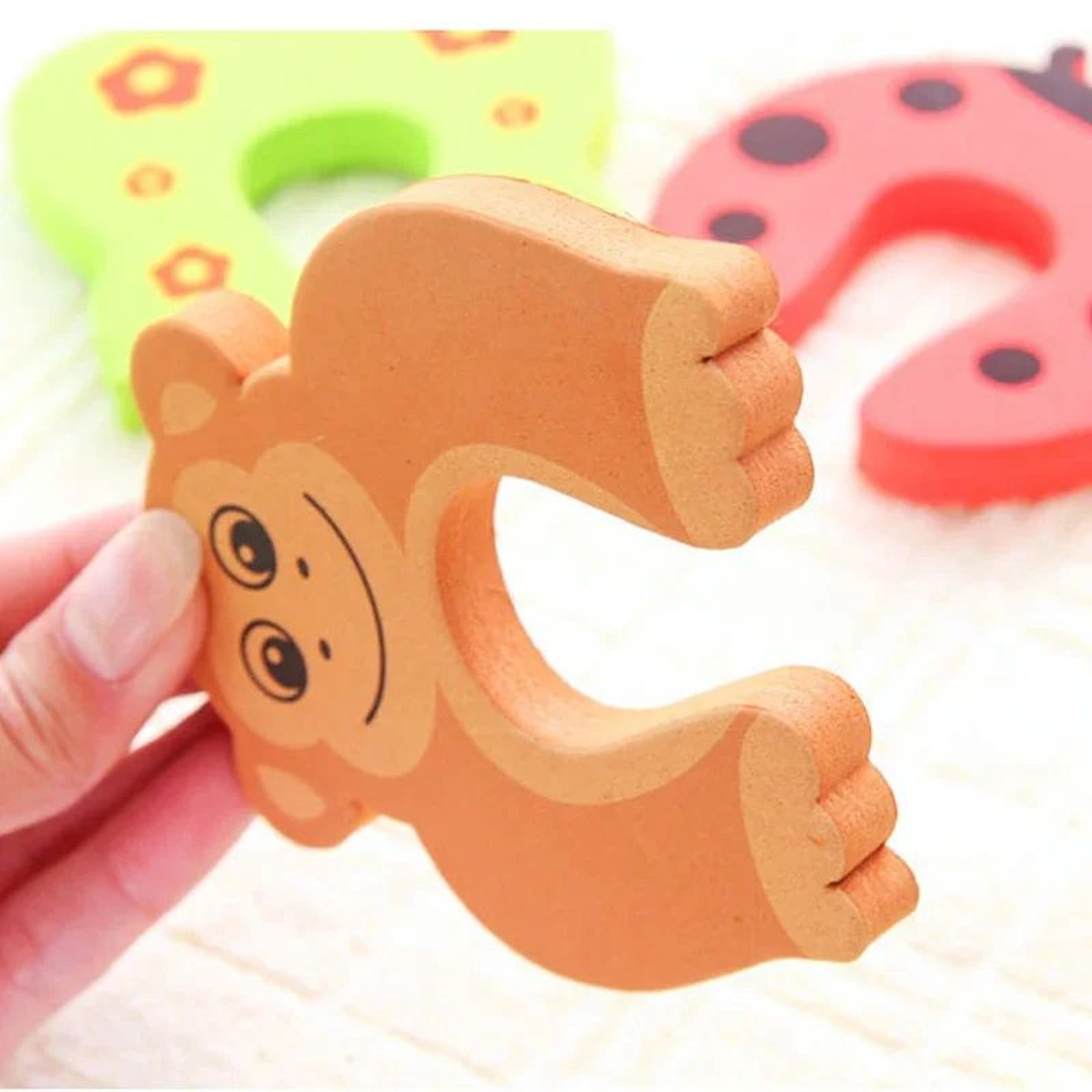 Cartoon Animal Baby Safety Door Stopper Finger Pinch Guard 9